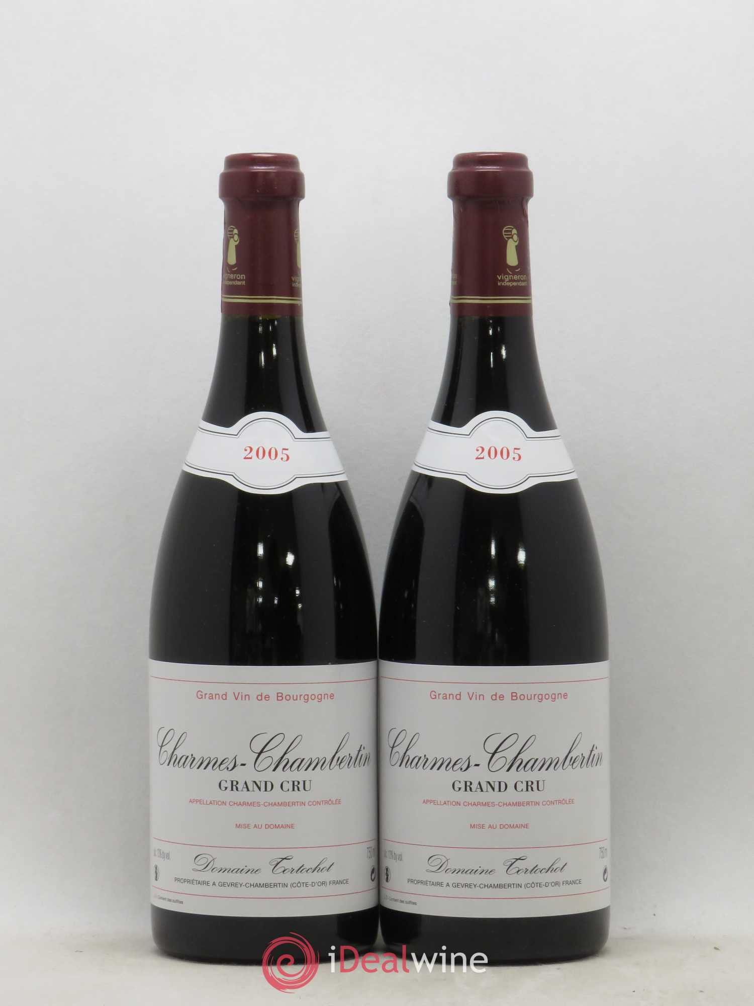 Charmes-Chambertin Grand Cru Tortochot (Domaine) 2005 - Lot de 2 bouteilles - 0