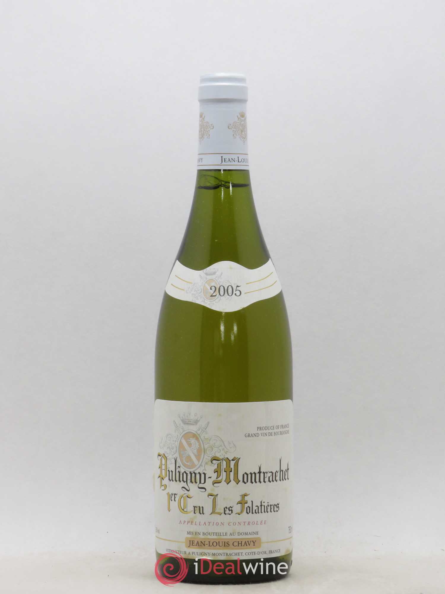 Puligny-Montrachet 1er Cru Les Folatières Jean-Louis Chavy 2005 - Posten von 1 Flasche - 0