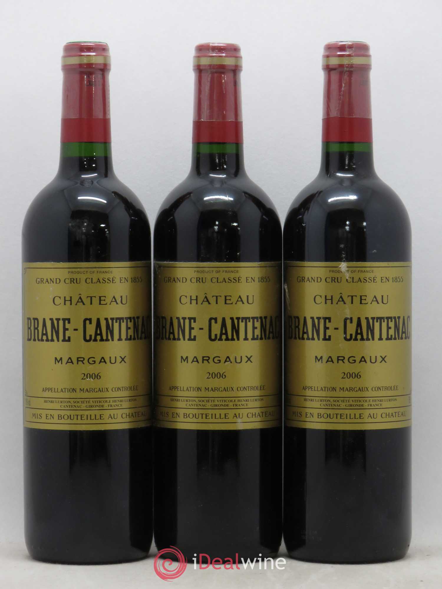 Château Brane Cantenac 2ème Grand Cru Classé 2006 - Lot de 6 bouteilles - 2