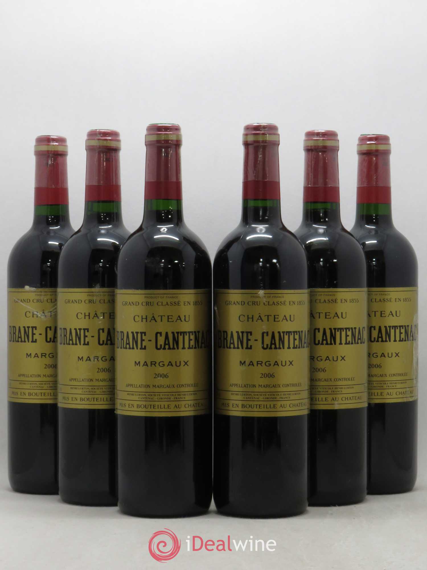 Château Brane Cantenac 2ème Grand Cru Classé 2006 - Lot de 6 bouteilles - 0