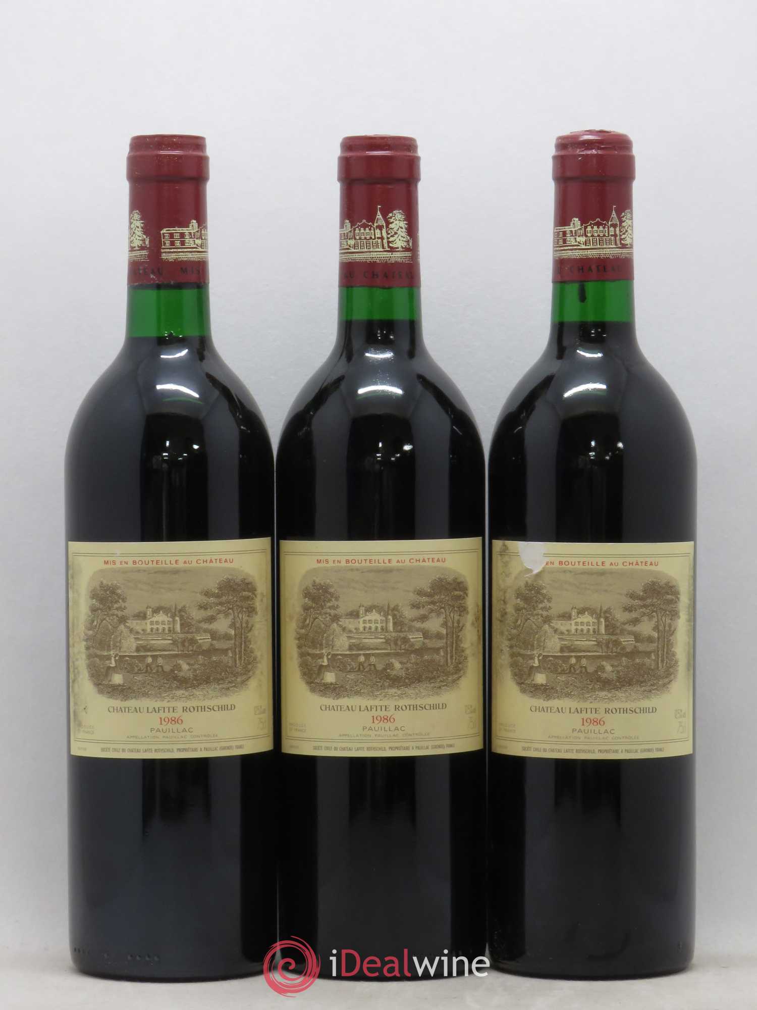 Château Lafite Rothschild 1er Grand Cru Classé 1986 - Lot de 12 bouteilles - 2