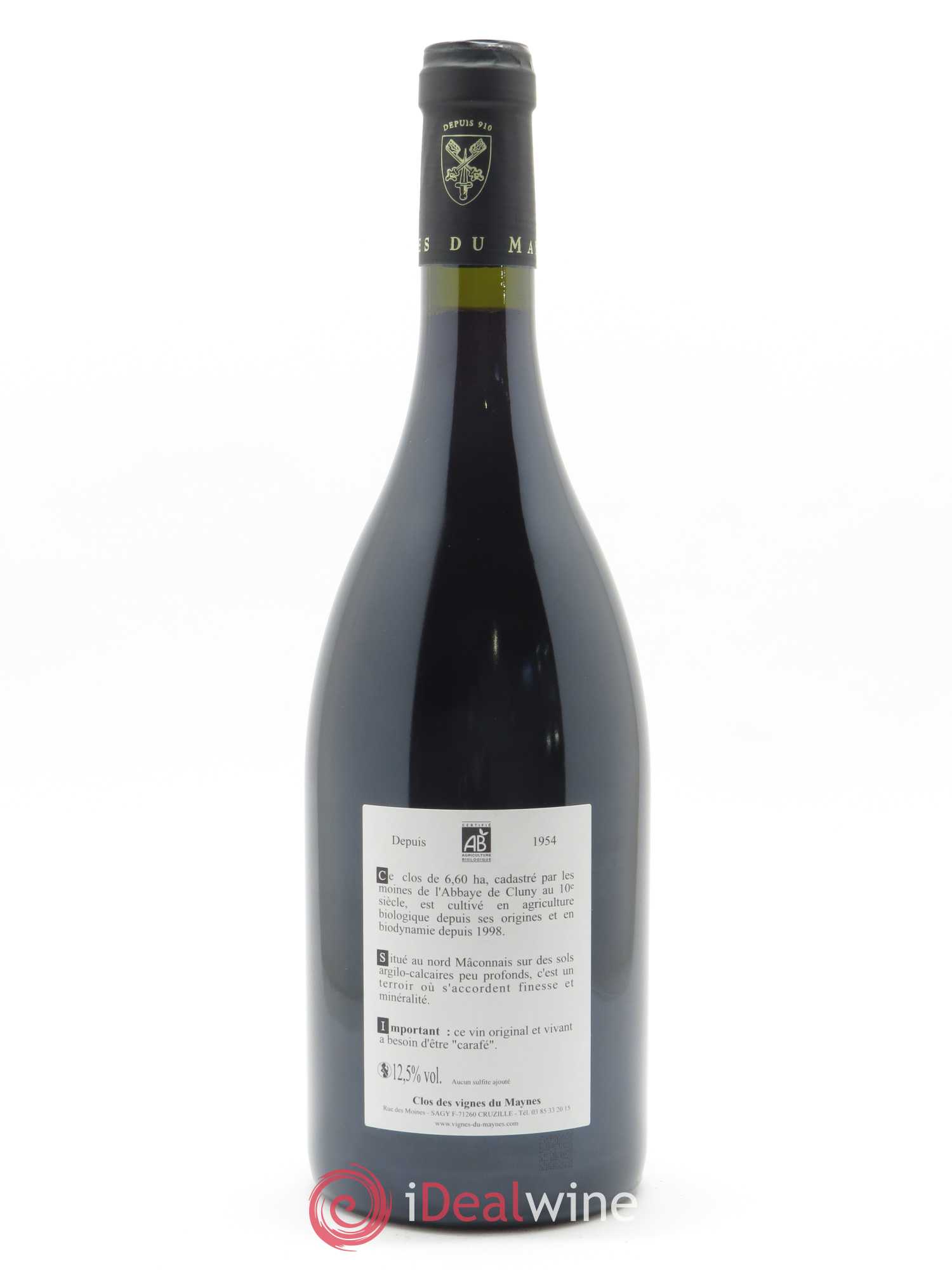Bourgogne Cuvée Auguste Les Vignes du Maynes 2019 - Lot de 1 bouteille - 1