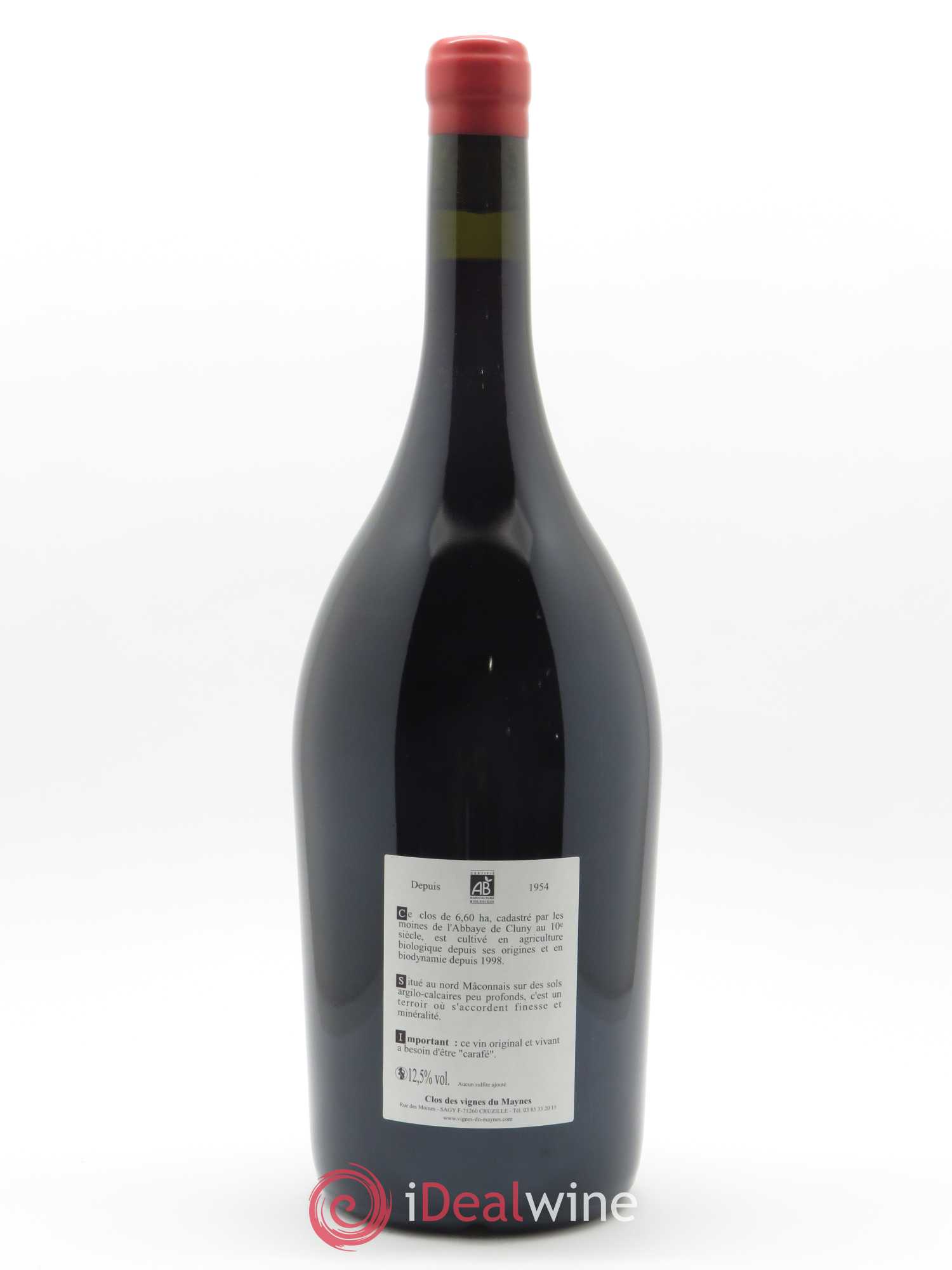 Bourgogne Cuvée Auguste Les Vignes du Maynes 2017 - Lot de 1 magnum - 1