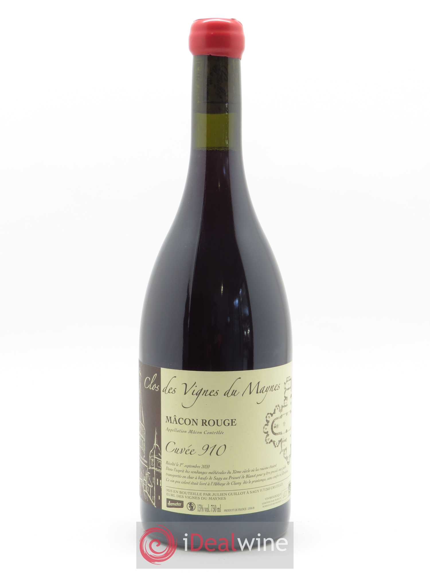 Mâcon Cuvée 910 Les Vignes du Maynes 2020 - Lot de 1 bouteille - 1
