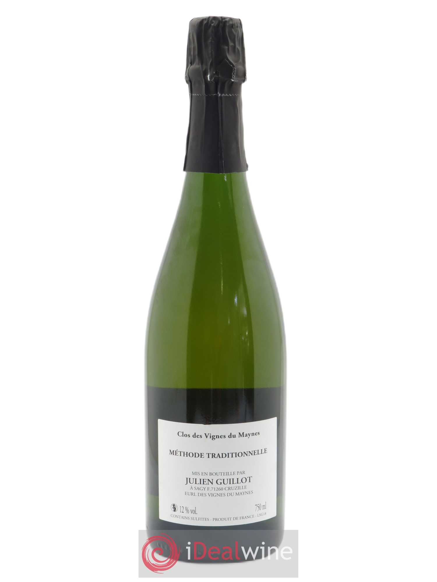 Crémant de Bourgogne Sainte Geneviève Clos des Vignes du Maynes 2018 - Lot de 1 bouteille - 1
