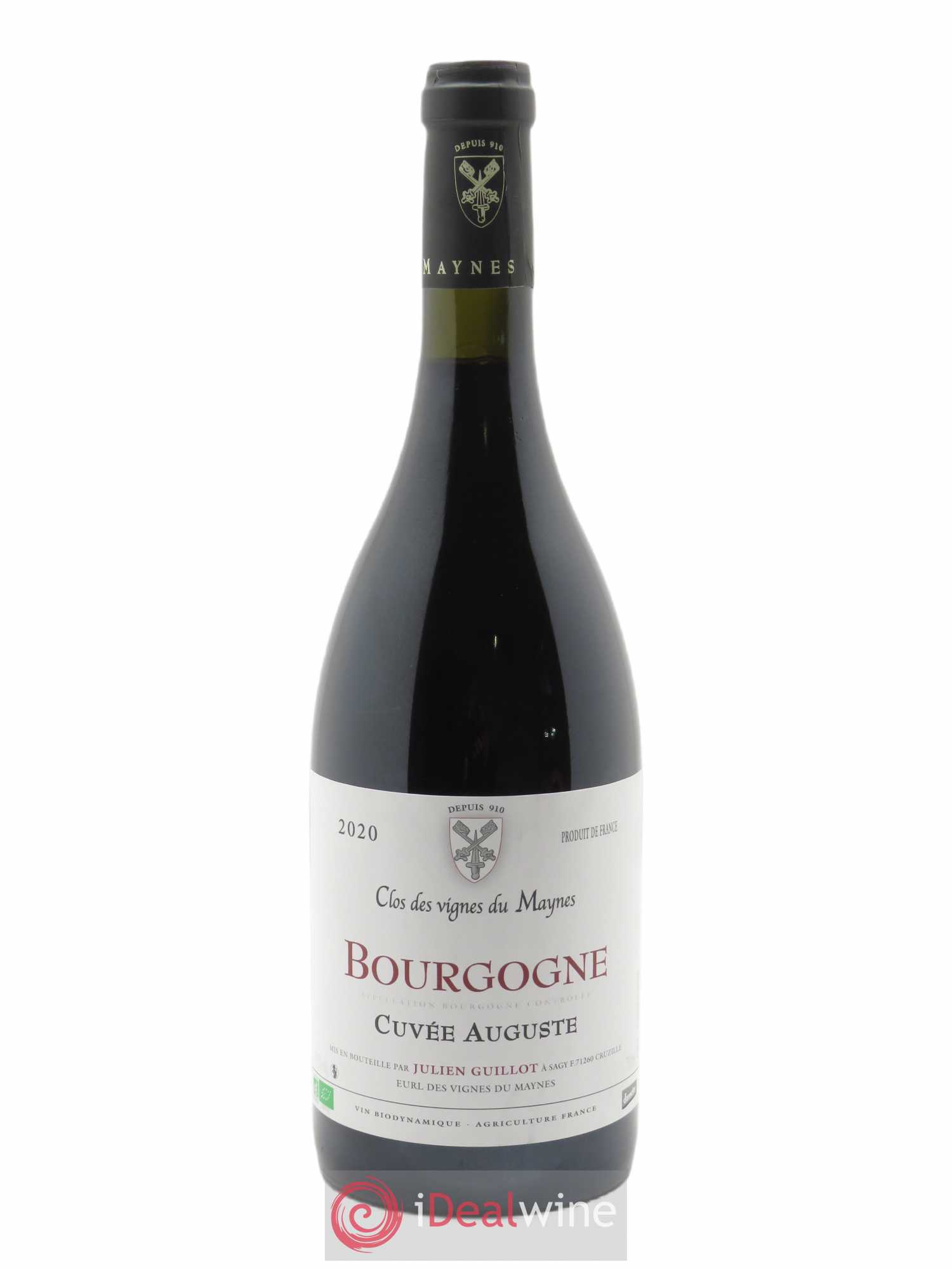 Bourgogne Cuvée Auguste Les Vignes du Maynes 2020 - Lot de 1 bouteille - 0