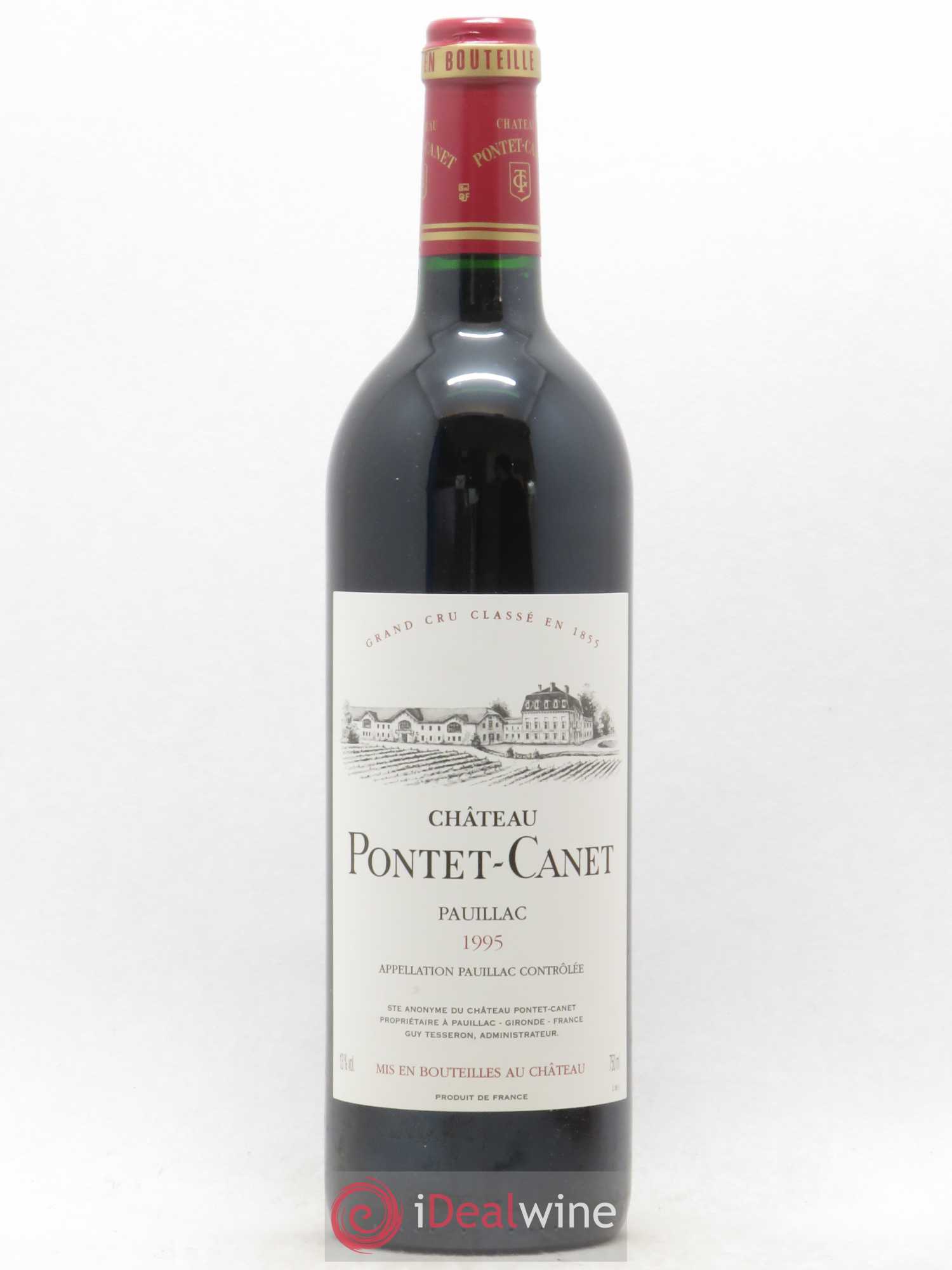 Château Pontet Canet 5ème Grand Cru Classé 1995 - Lot de 1 bouteille - 0