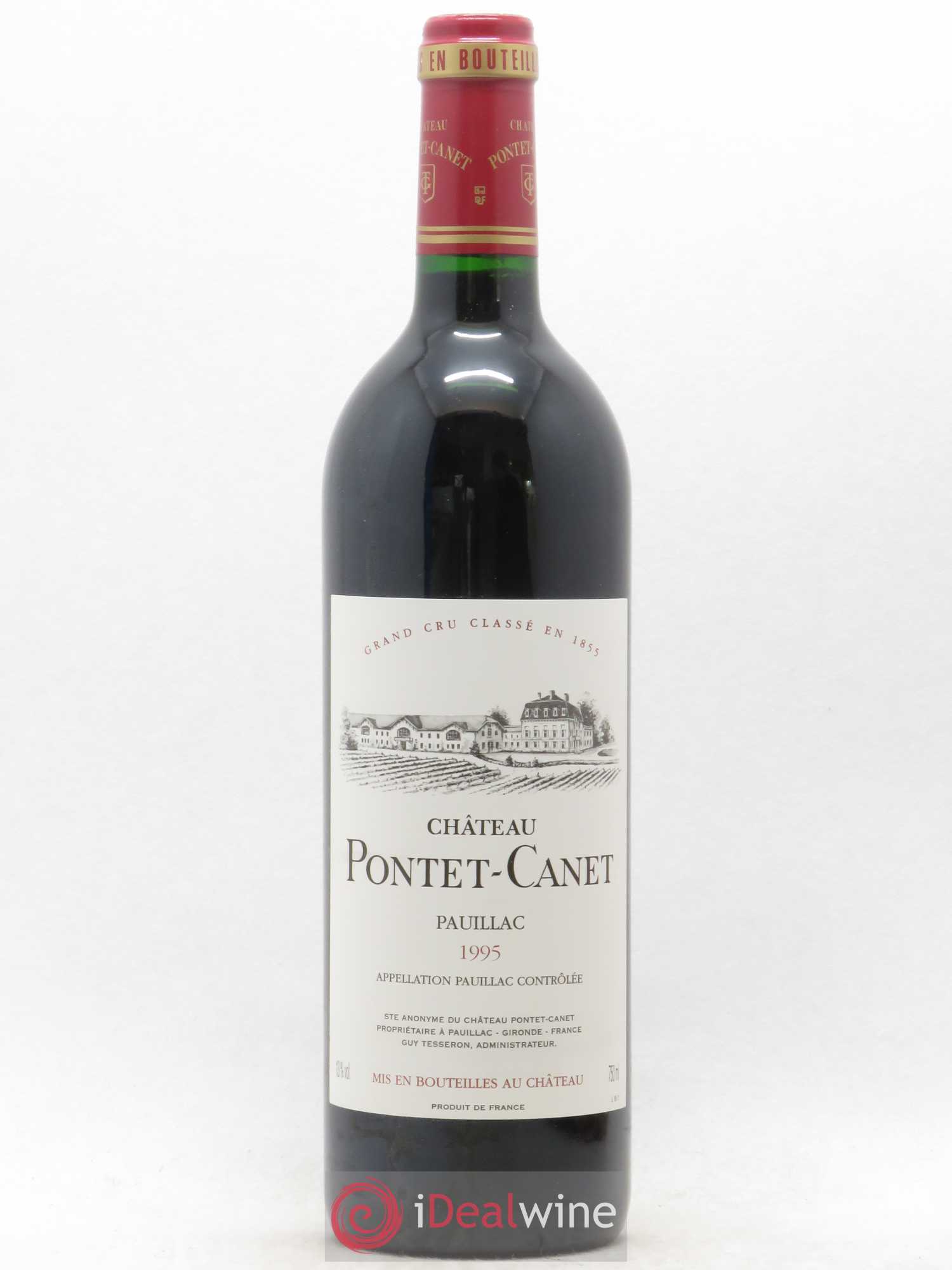 Château Pontet Canet 5ème Grand Cru Classé 1995 - Lot de 1 bouteille - 0
