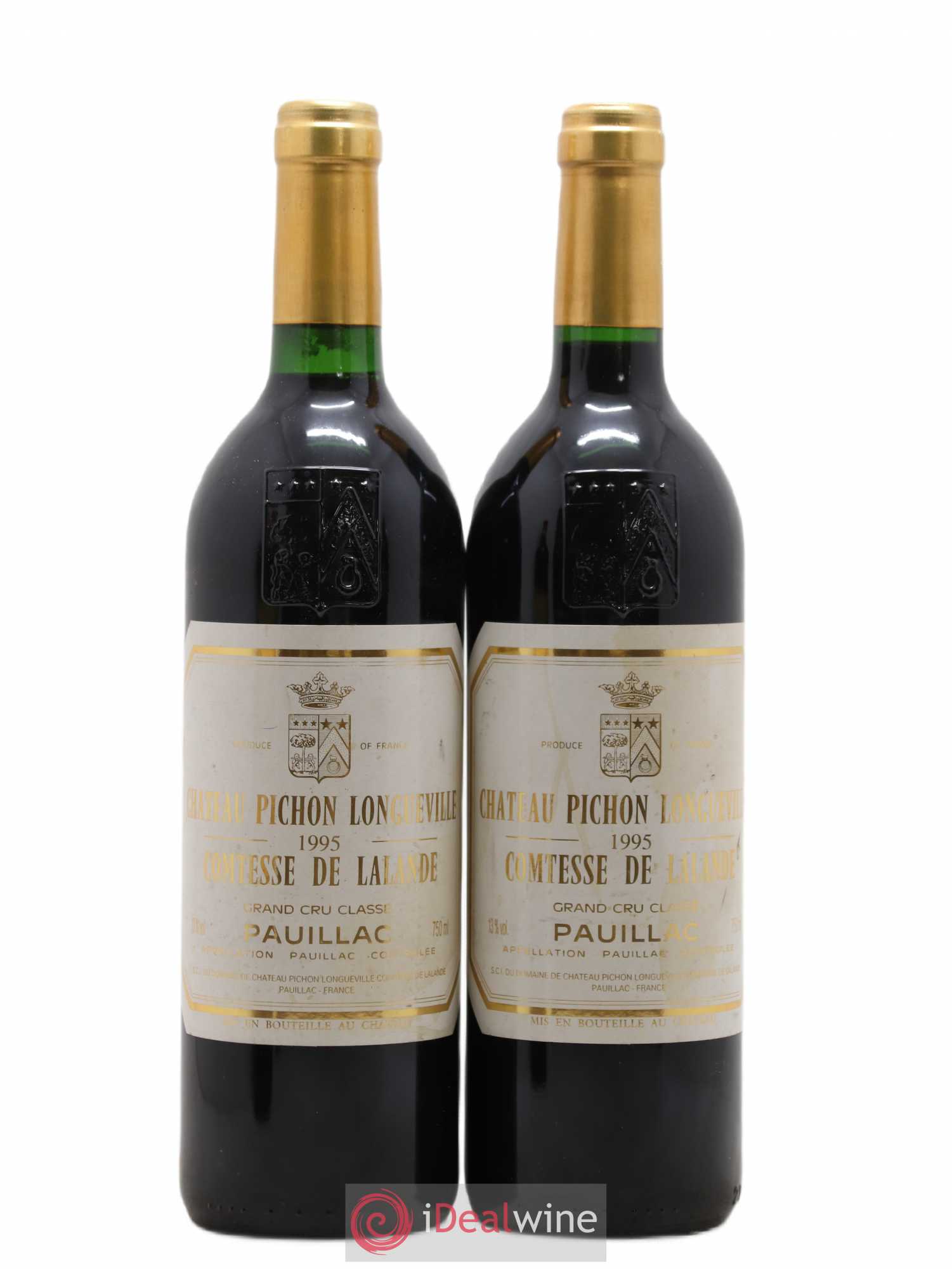 Château Pichon Longueville Comtesse de Lalande 2ème Grand Cru Classé 1995 - Lot de 2 bouteilles - 0