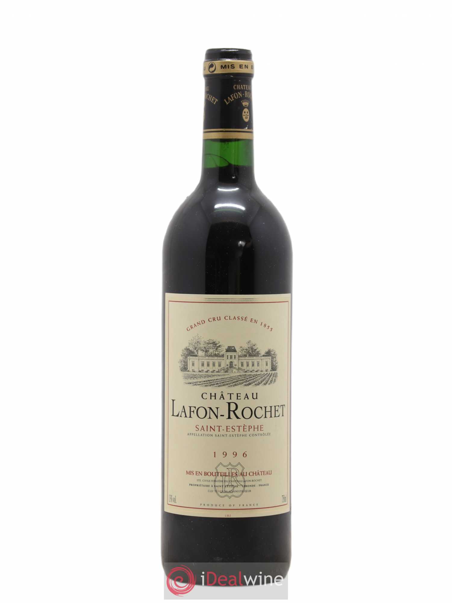 Château Lafon Rochet 4ème Grand Cru Classé 1996 - Lot de 1 bouteille - 0