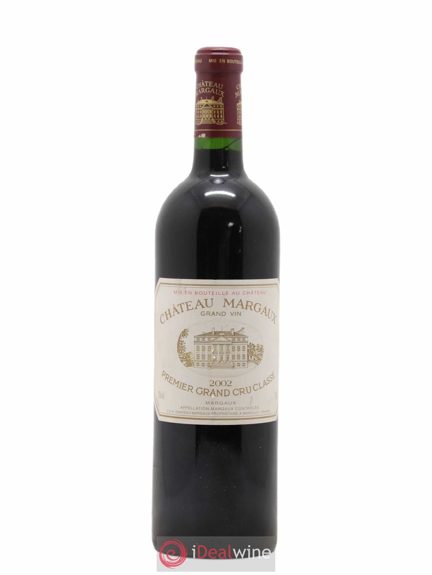 Château Margaux 1er Grand Cru Classé 2002 - Lot de 1 bouteille - 0