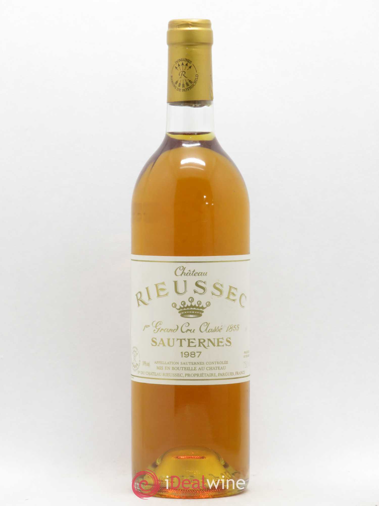 Château Rieussec 1er Grand Cru Classé 1987 - Posten von 1 Flasche - 0