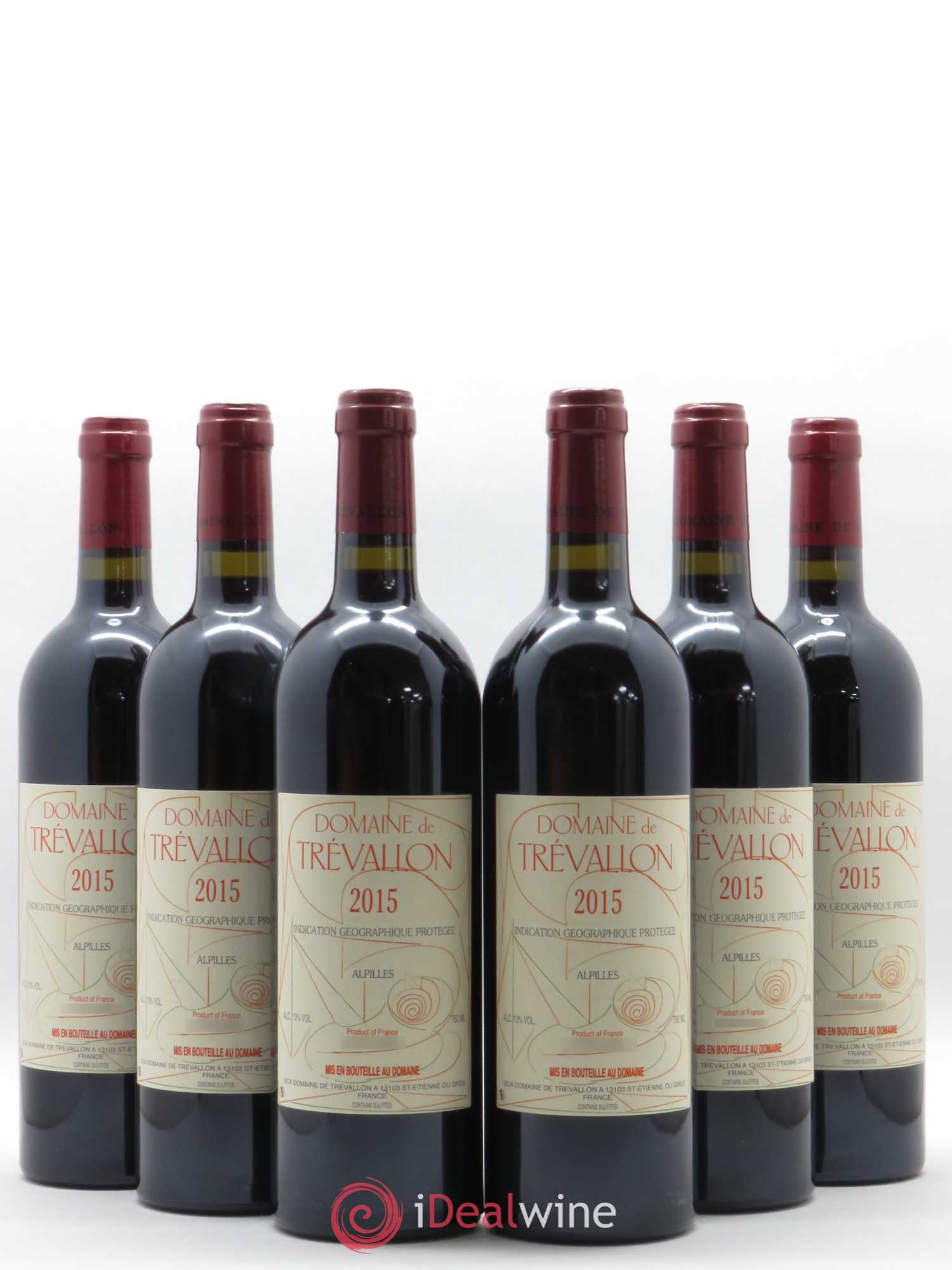 Alpilles Trévallon (Domaine de) Eloi Dürrbach 2015 - Lot de 6 bouteilles - 0