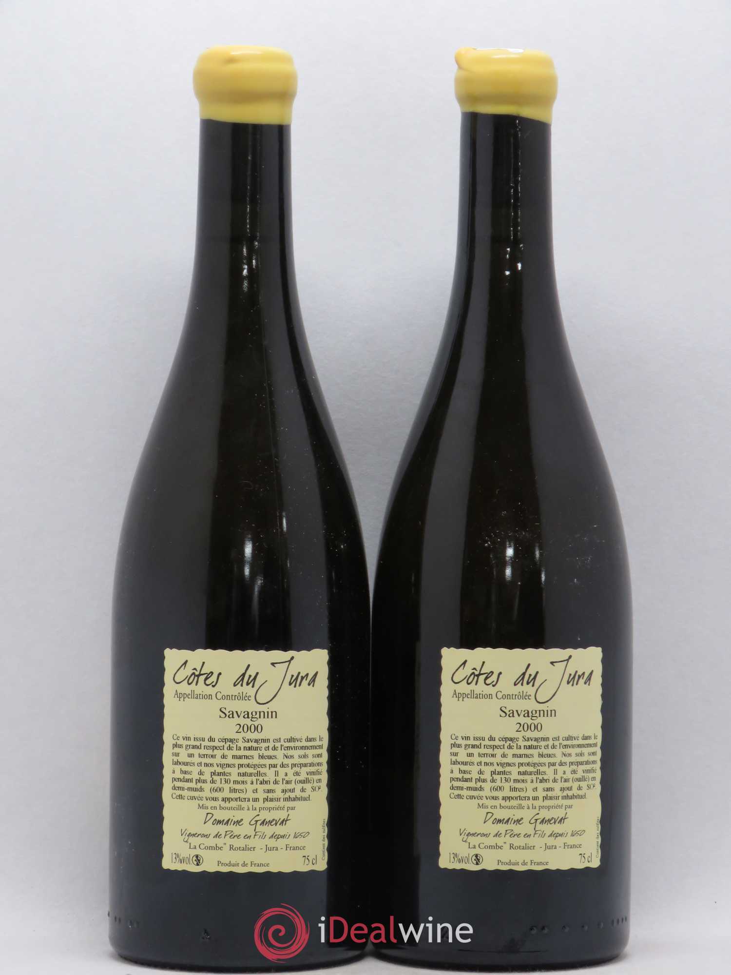 Côtes du Jura Les Vignes de mon Père Jean-François Ganevat (Domaine) 2000 - Lot de 2 bouteilles - 1