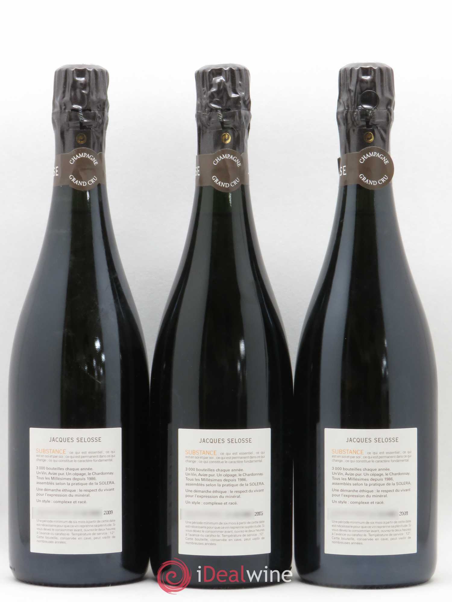 Substance Jacques Selosse - Lot de 3 bouteilles - 1