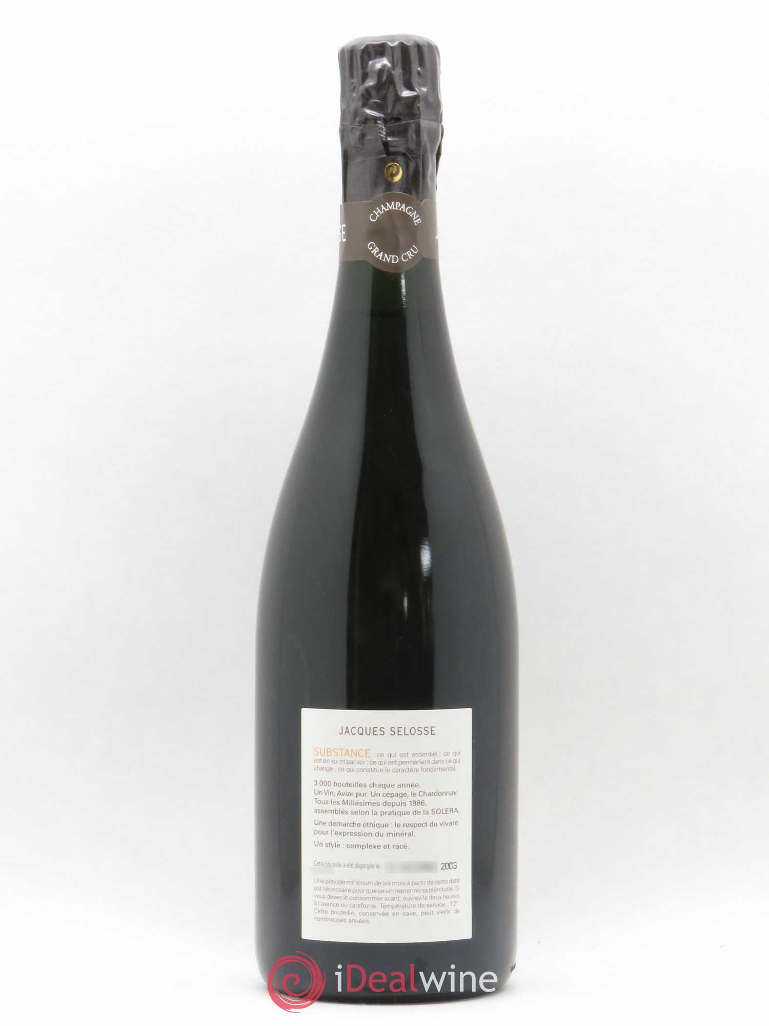 Substance Jacques Selosse - Lot de 1 bouteille - 1