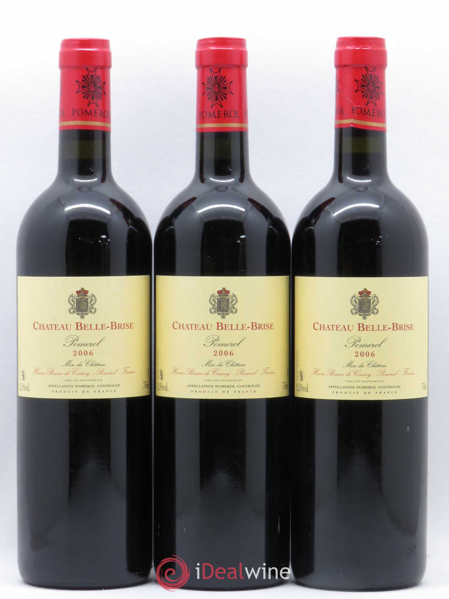 Château Belle-Brise 2006 - Lot de 3 bouteilles - 0