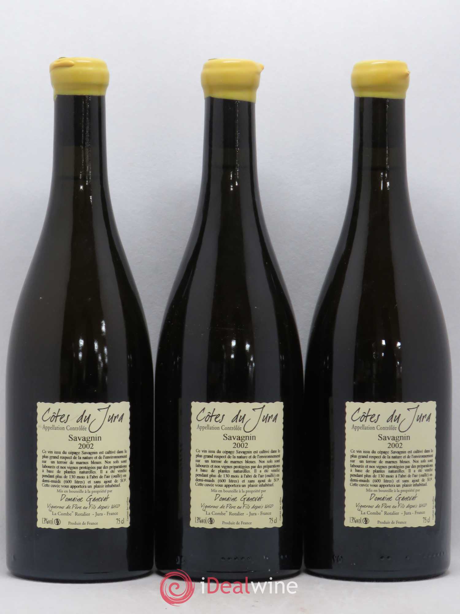Côtes du Jura Les Vignes de mon Père Jean-François Ganevat (Domaine) 2002 - Lot de 3 bouteilles - 1