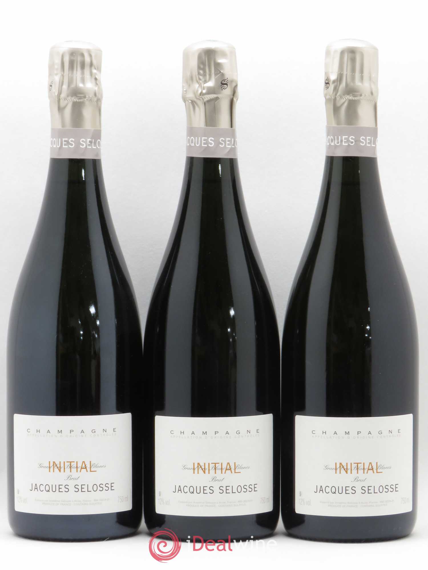 Initial Brut Jacques Selosse - Lot de 3 bouteilles - 0