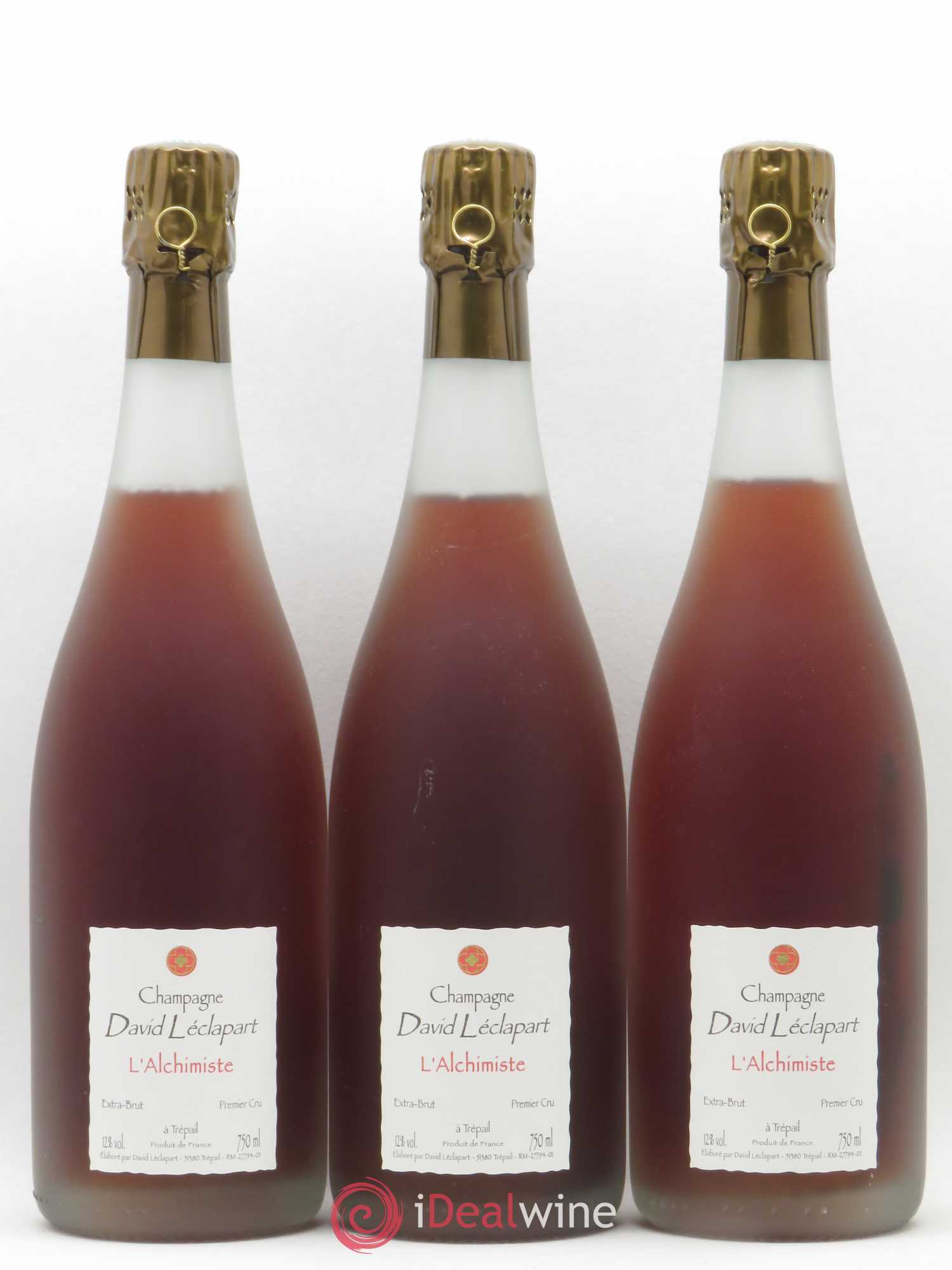 L'Alchimiste 1er Cru Extra-Brut David Leclapart 2006 - Lot de 3 bouteilles - 0