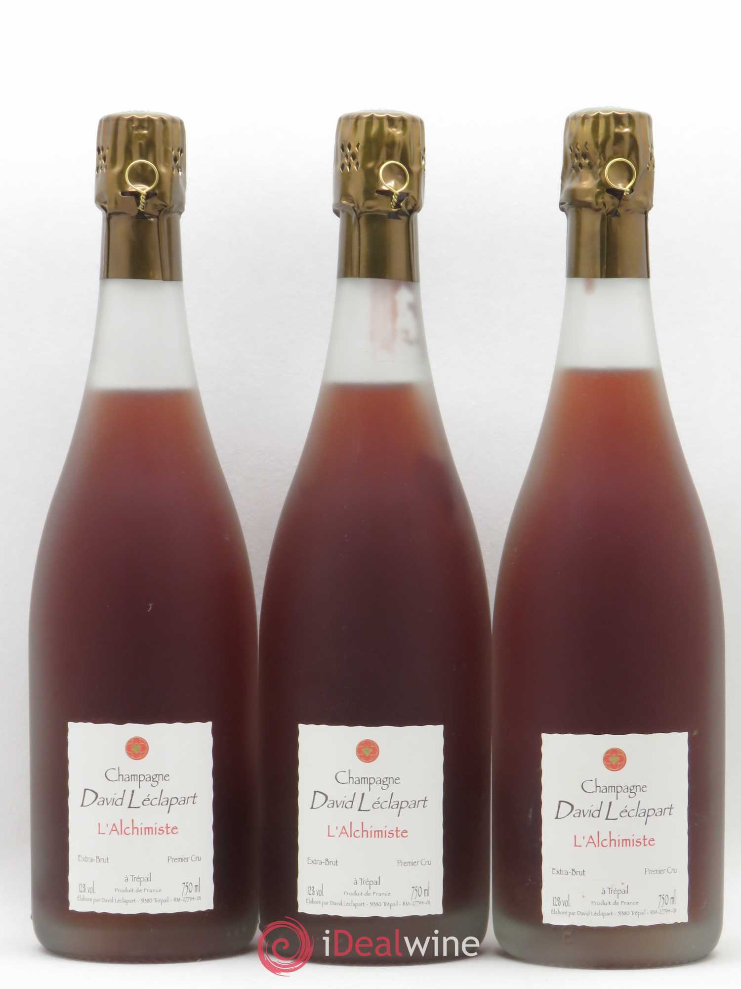 L'Alchimiste 1er Cru Extra-Brut David Leclapart 2006 - Lot de 3 bouteilles - 0