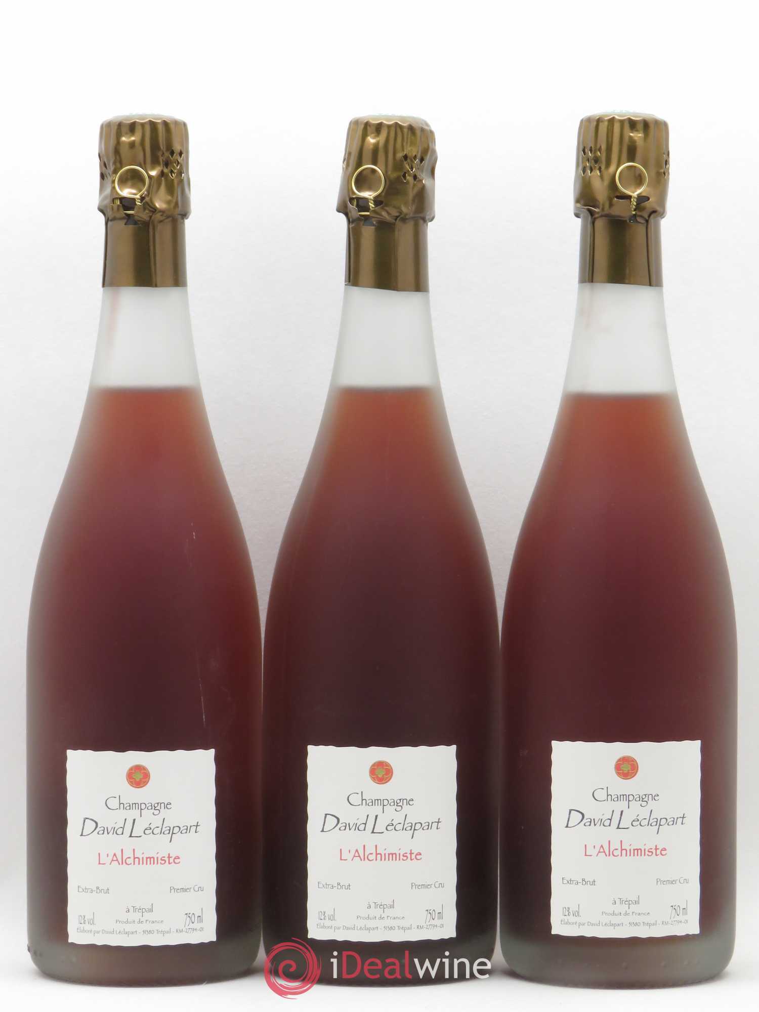L'Alchimiste 1er Cru Extra-Brut David Leclapart 2006 - Lot de 3 bouteilles - 0