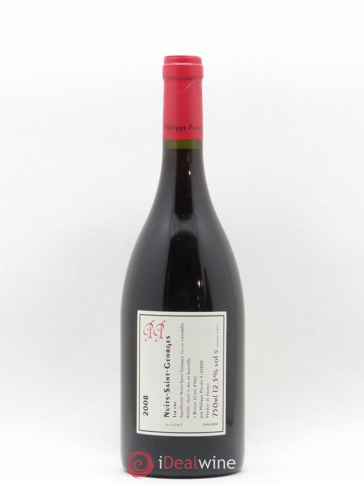 Nuits-Saint-Georges 1er Cru Philippe Pacalet 2008 - Lot de 1 bouteille - 1
