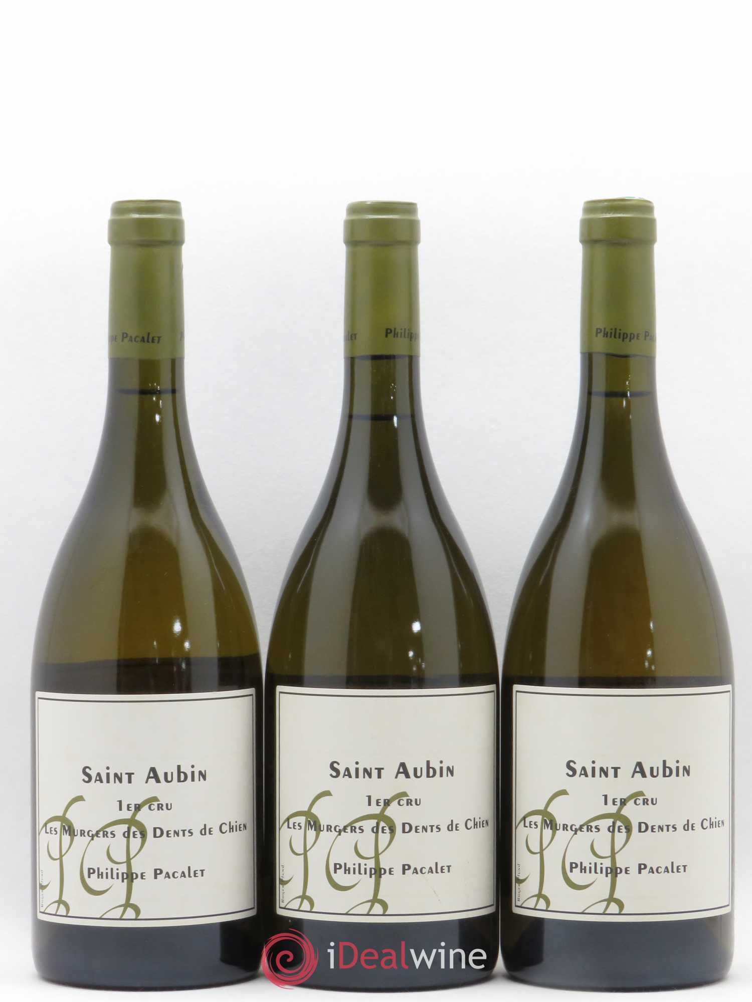 Saint-Aubin 1er Cru Murgers des Dents de Chien Philippe Pacalet 2008 - Lot de 3 bouteilles - 0