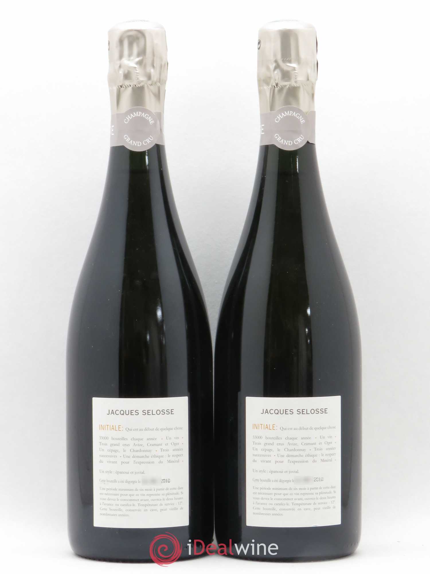 Initial Brut Jacques Selosse - Lot de 2 bouteilles - 1