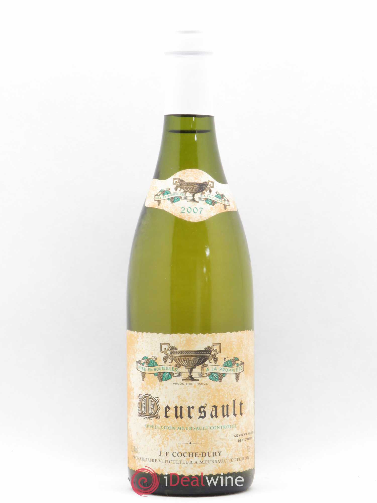 Meursault Coche Dury (Domaine) 2007 - Lot de 1 bouteille - 0