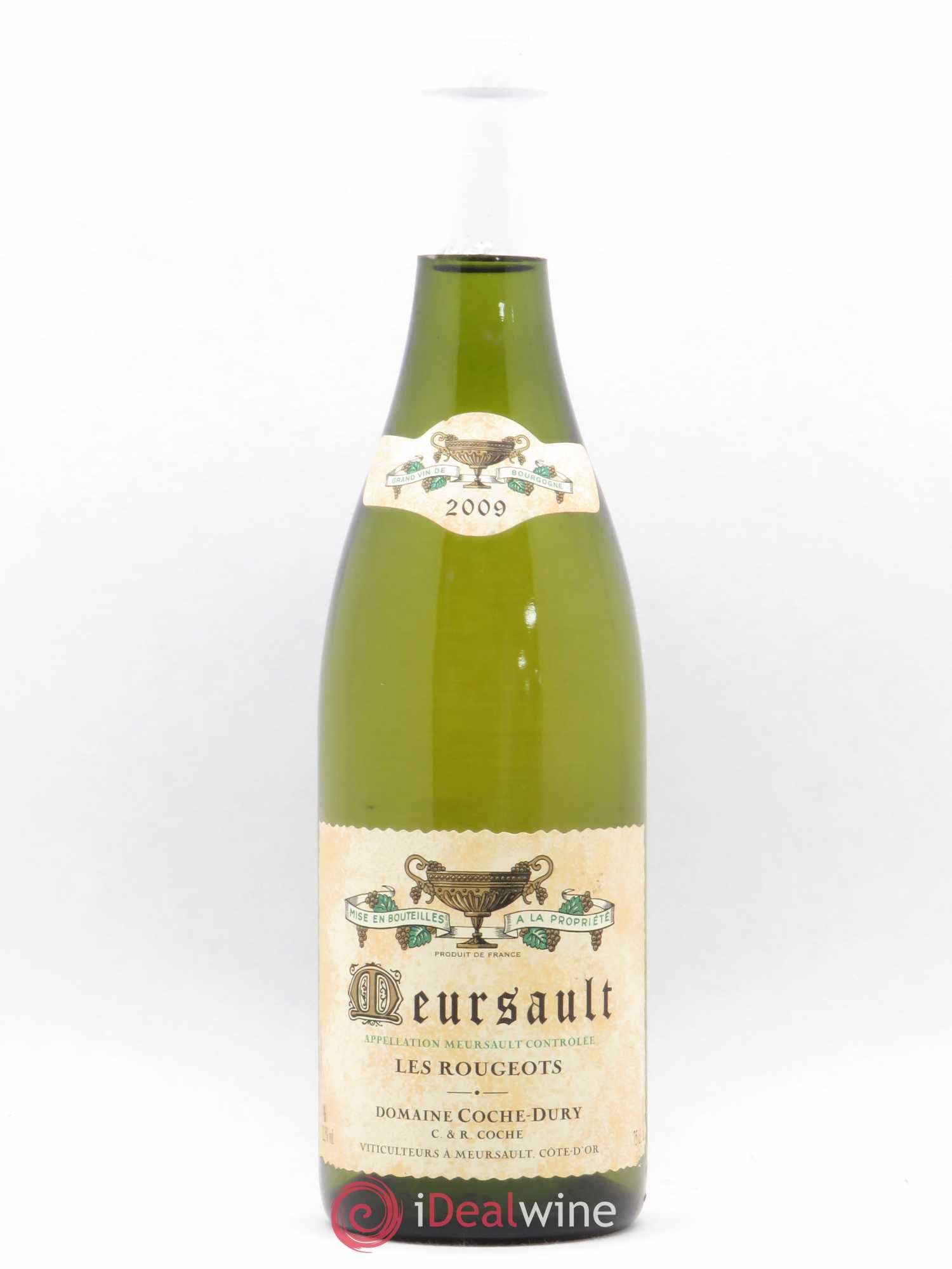 Meursault Les Rougeots Coche Dury (Domaine) 2009 - Lot de 1 bouteille - 0