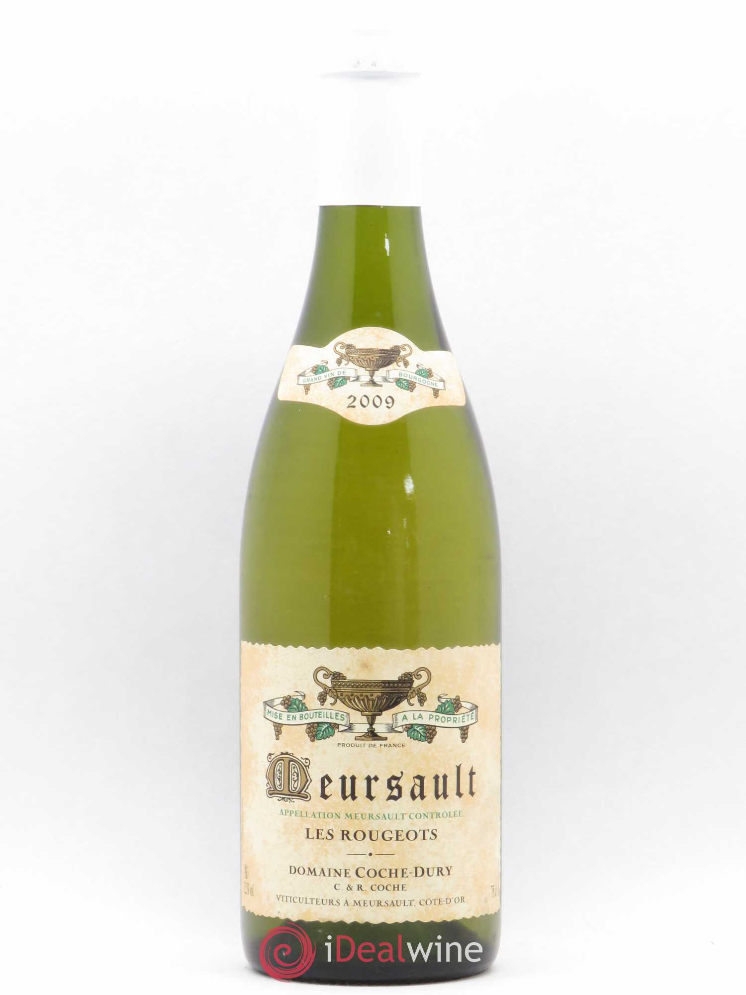 Meursault Les Rougeots Coche Dury (Domaine) 2009 - Lot de 1 bouteille - 0