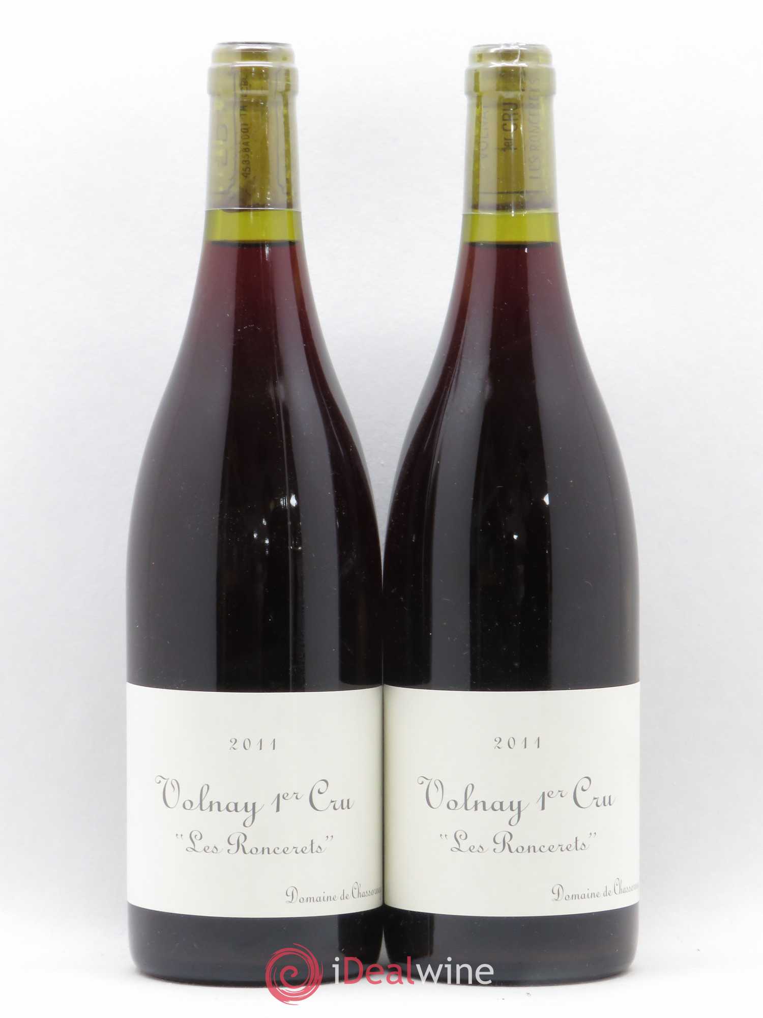 Volnay 1er Cru Les Roncerets Domaine de Chassorney 2011 - Lot de 2 bouteilles - 0