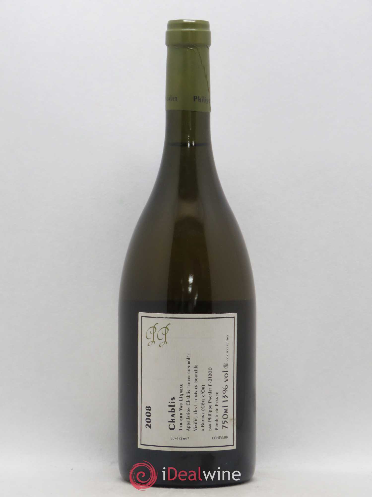 Chablis 1er Cru Vau Ligneau Philippe Pacalet 2008 - Lot de 1 bouteille - 1