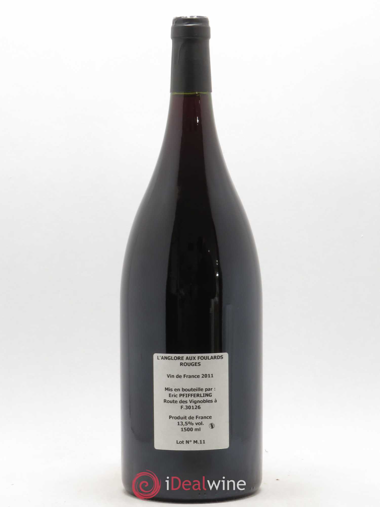 Vin de France L'Anglore aux Foulards Rouges L'Anglore 2011 - Posten von 1 Magnum - 1