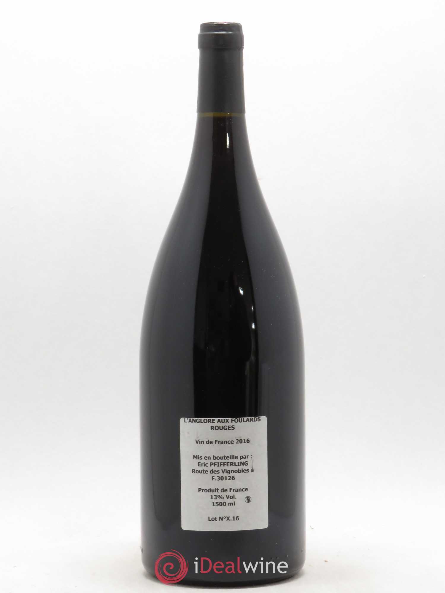 Vin de France L'Anglore aux Foulards Rouges L'Anglore 2016 - Lot de 1 magnum - 1