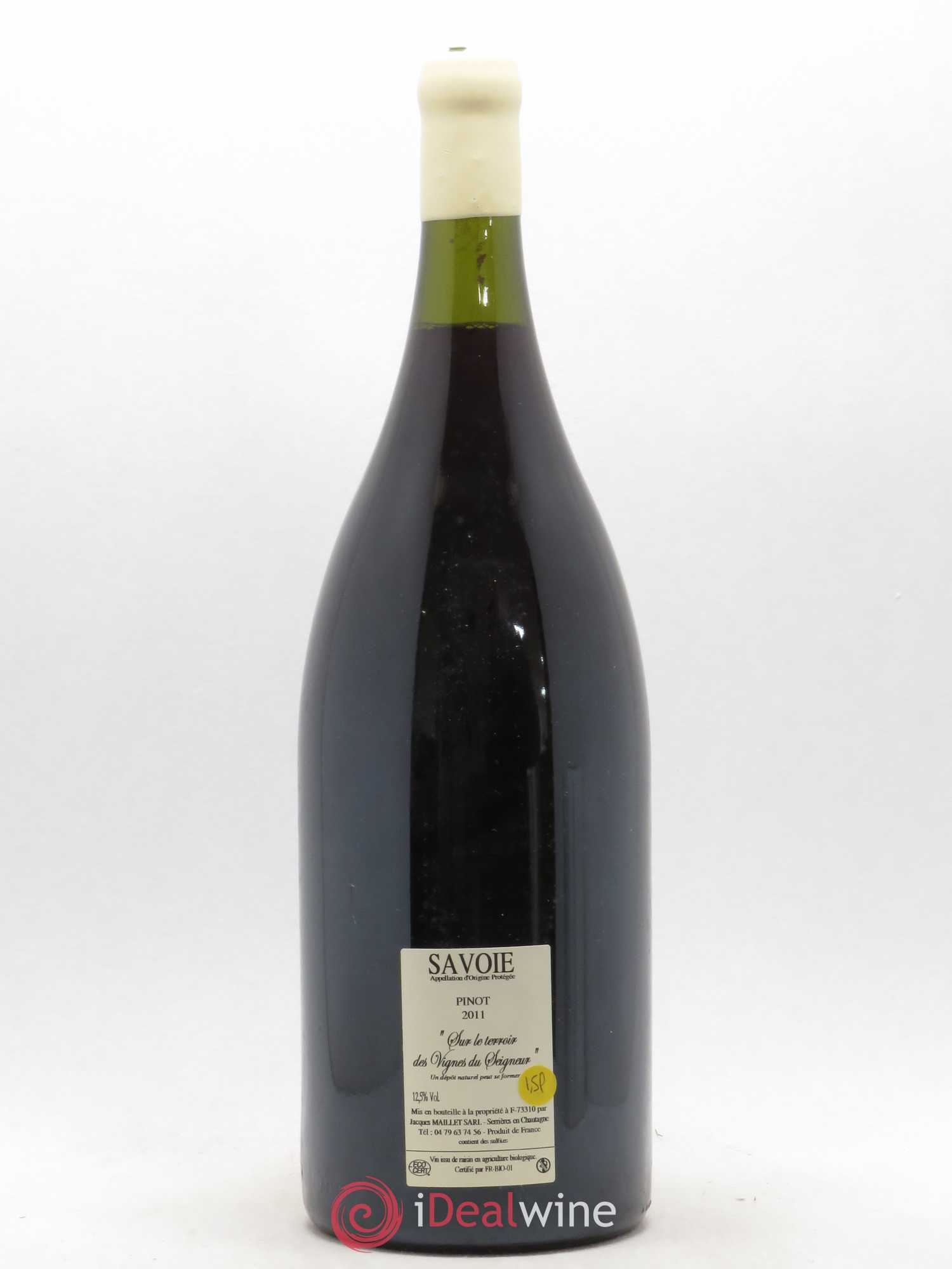 Vin de Savoie Chautagne Chautagne Pinot Noir Jacques Maillet Vignes du Seigneur 2011 - Lot de 1 magnum - 1