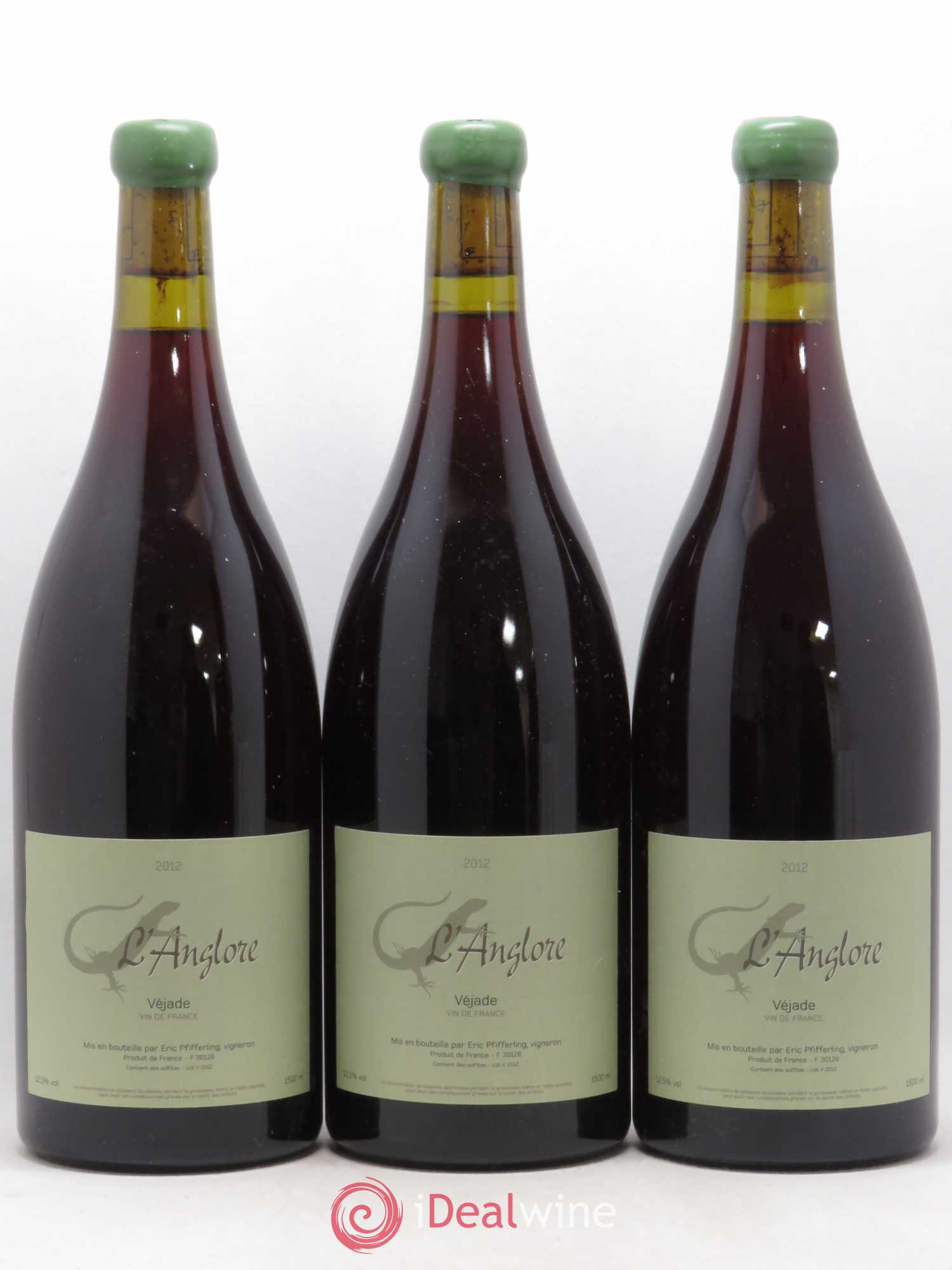 Vin de France Véjade L'Anglore 2012 - Lot de 3 magnums - 0