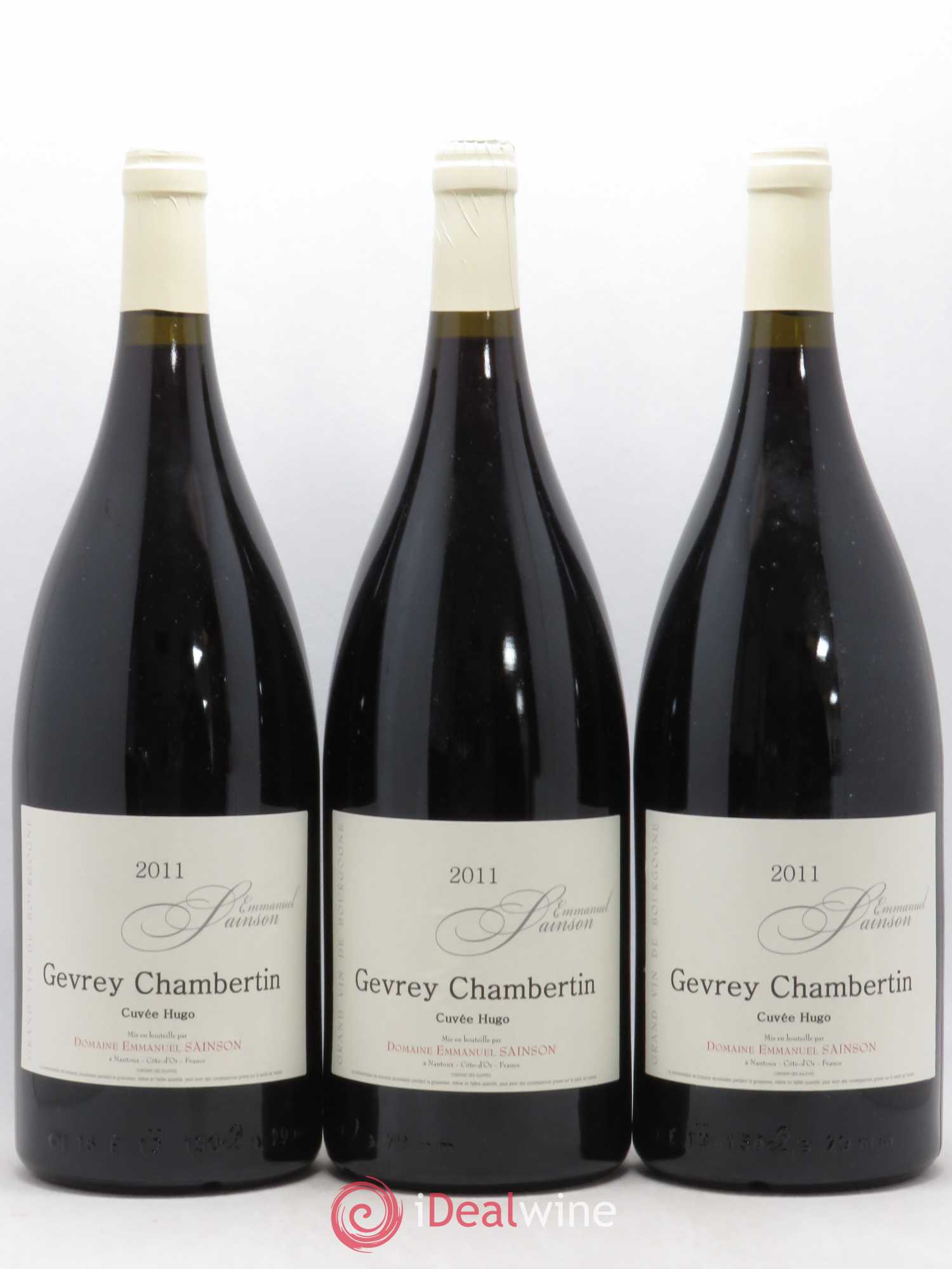 Gevrey-Chambertin Hugo Emmanuel Sainson (Domaine) 2011 - Lot de 3 magnums - 0
