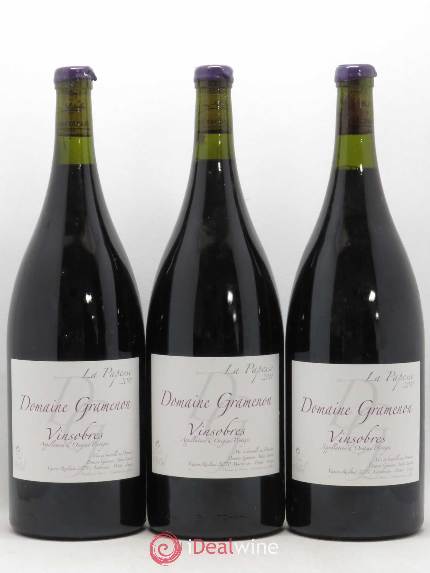 Vinsobres La Papesse Gramenon (Domaine) 2011 - Lot de 3 magnums - 0
