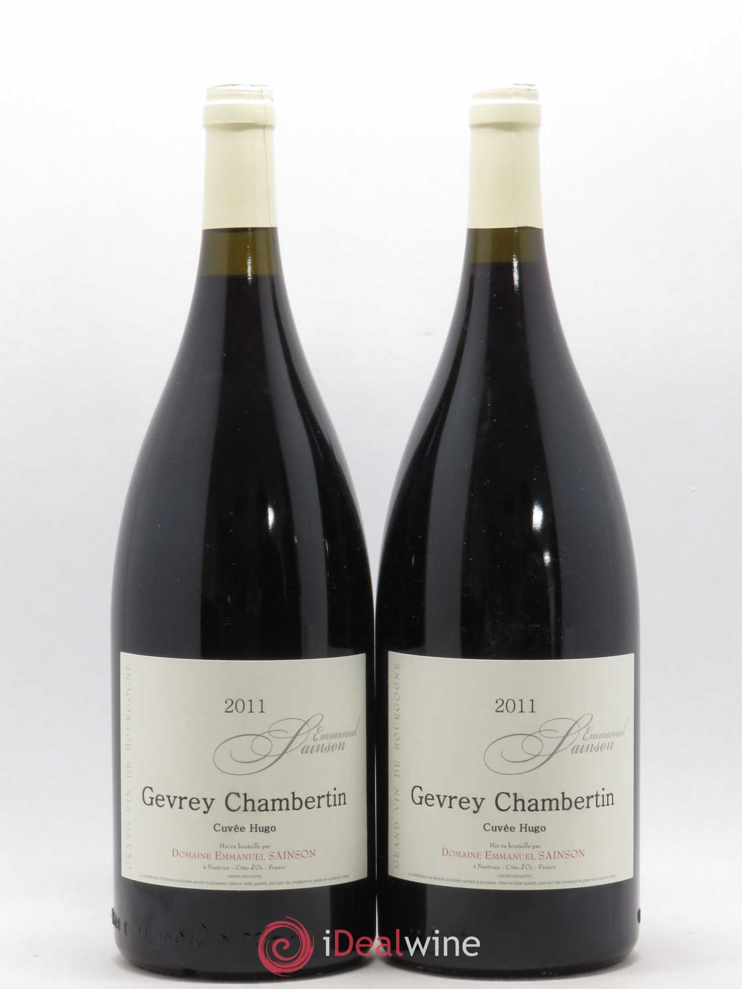 Gevrey-Chambertin Hugo Emmanuel Sainson (Domaine) 2011 - Lot de 2 magnums - 0