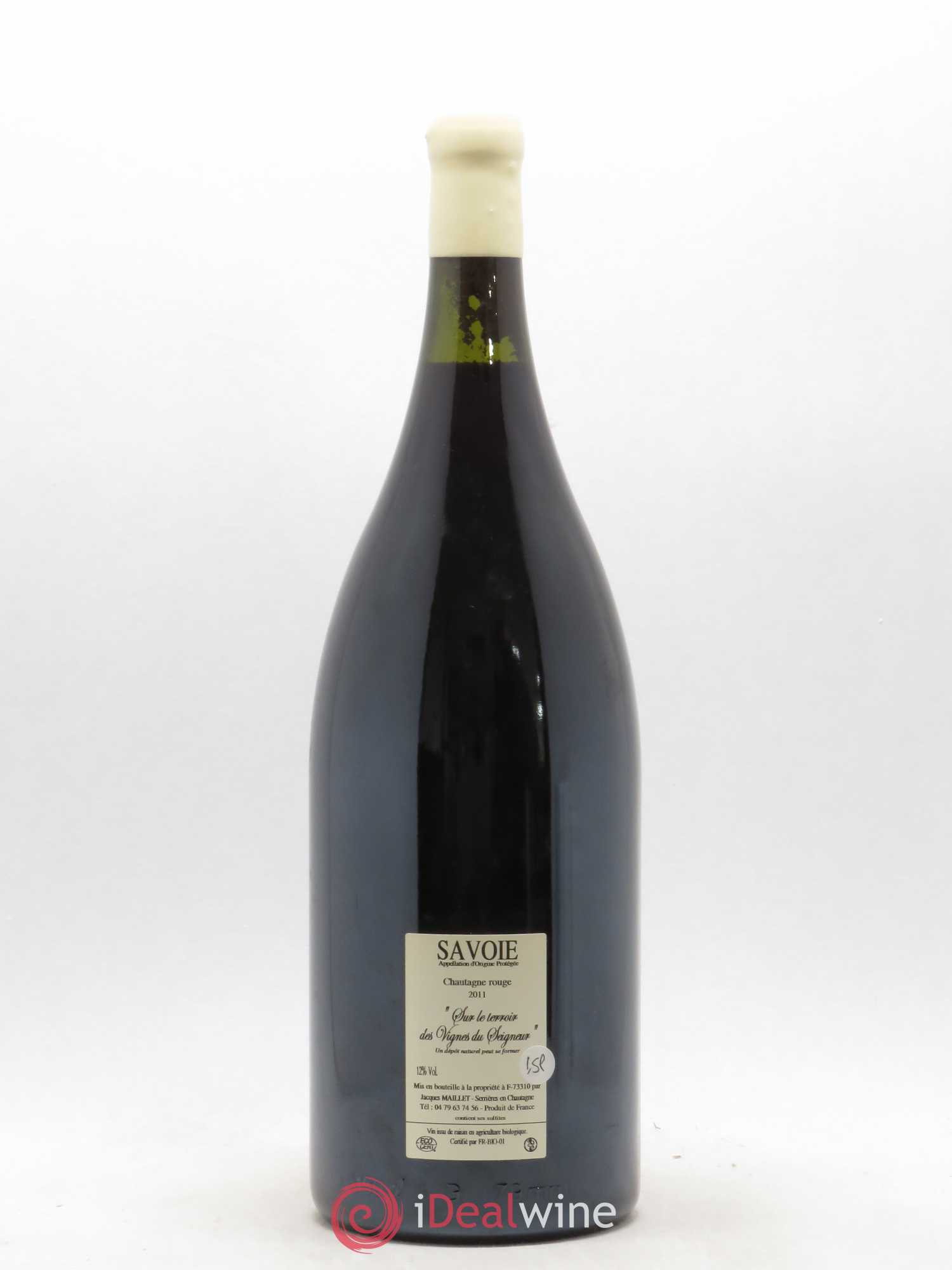 Vin de Savoie Chautagne Chautagne Gamay Sans Soufre Jacques Maillet Vignes du Seigneur 2011 - Lot de 1 magnum - 1