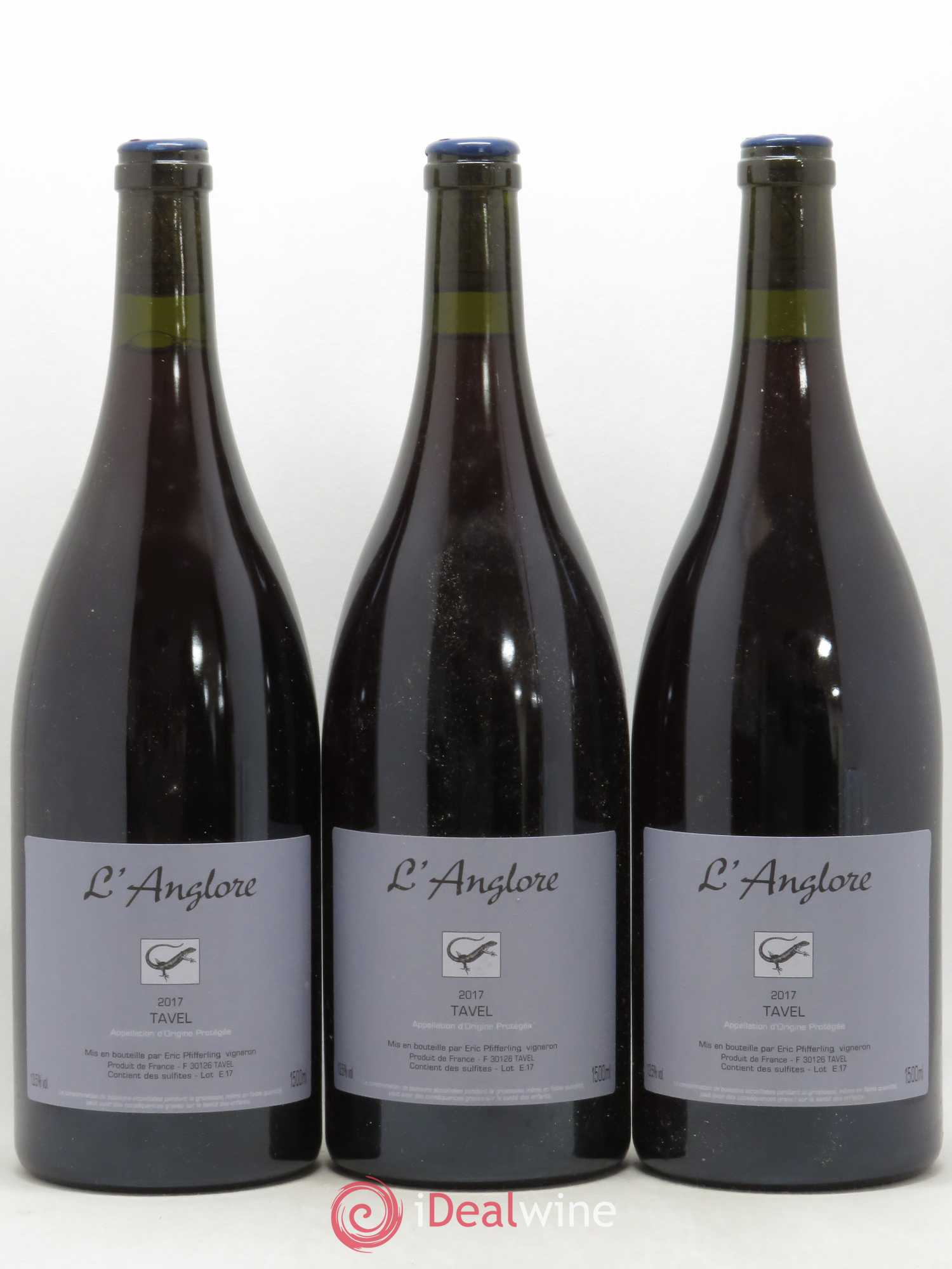 Tavel L'Anglore 2017 - Posten von 3 Magnum - 0