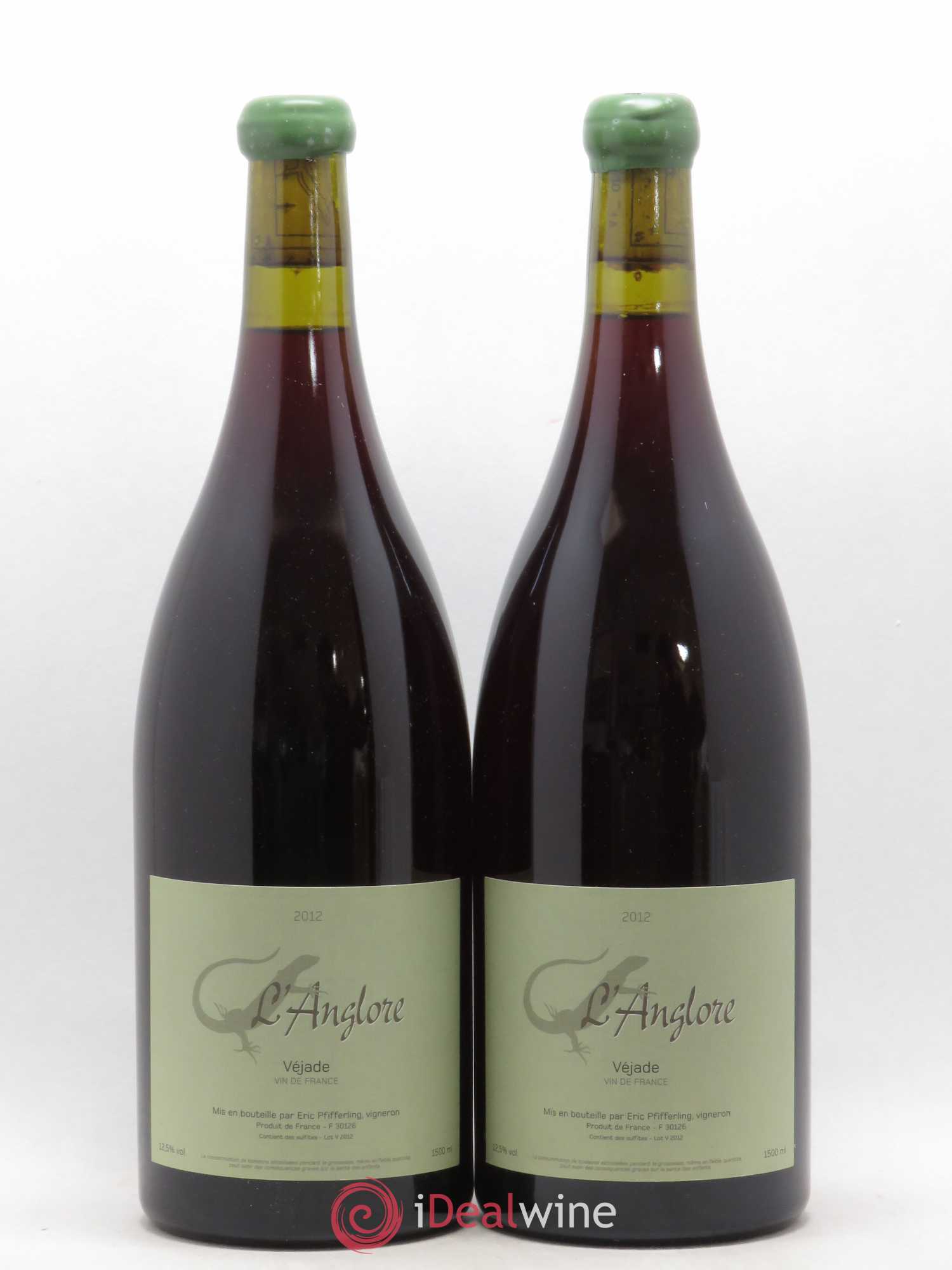 Vin de France Véjade L'Anglore 2012 - Lot de 2 magnums - 0