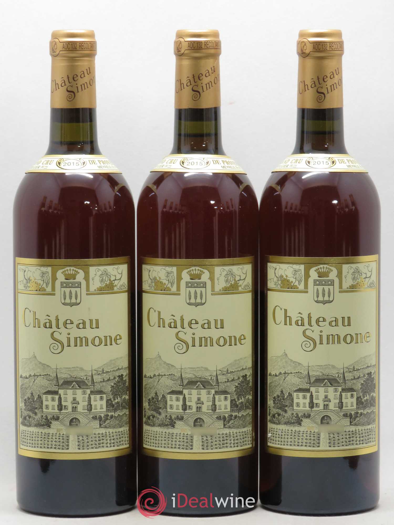 Palette Château Simone Famille Rougier 2015 - Posten von 12 Flaschen - 1