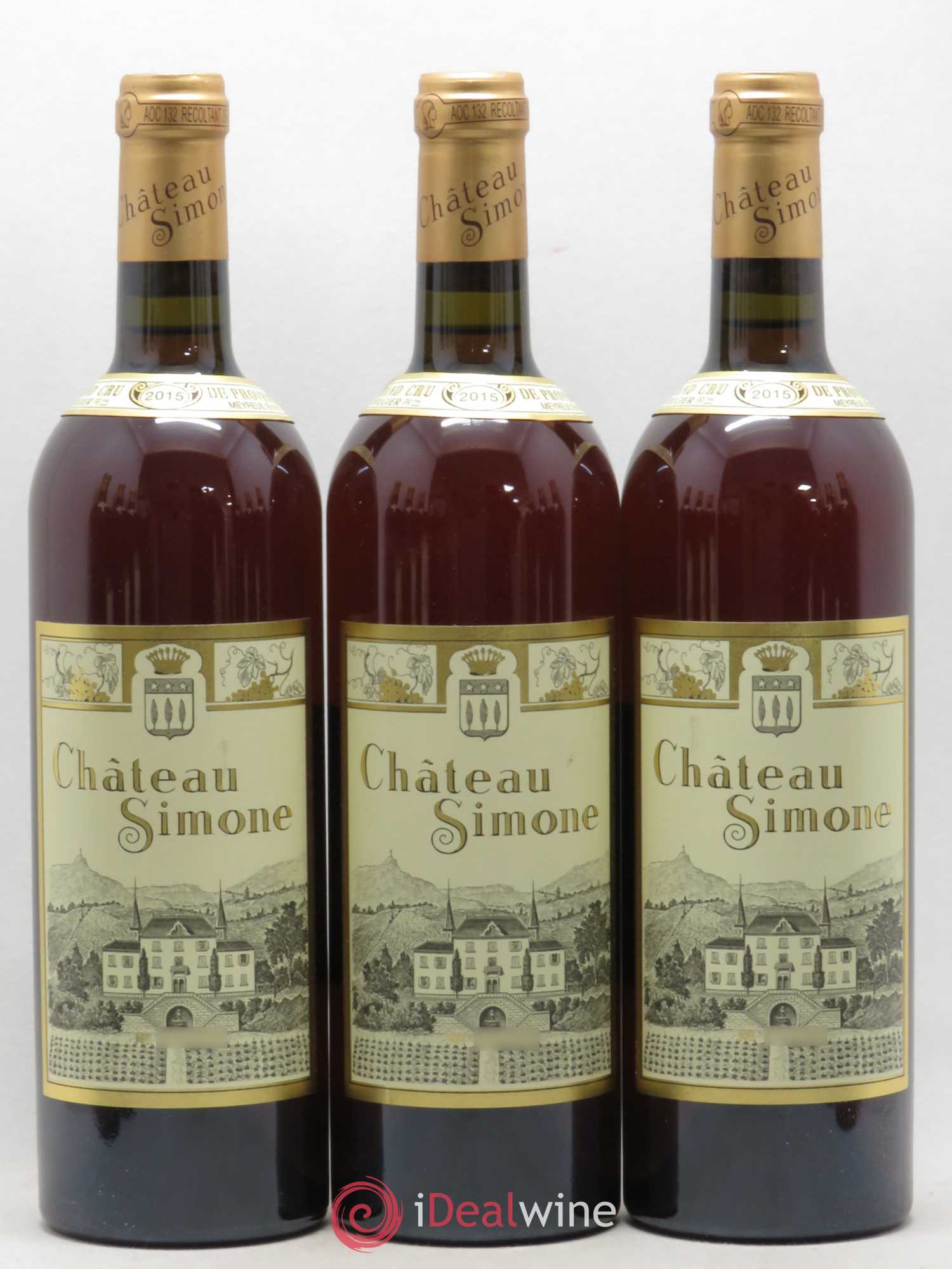 Palette Château Simone Famille Rougier 2015 - Posten von 12 Flaschen - 3