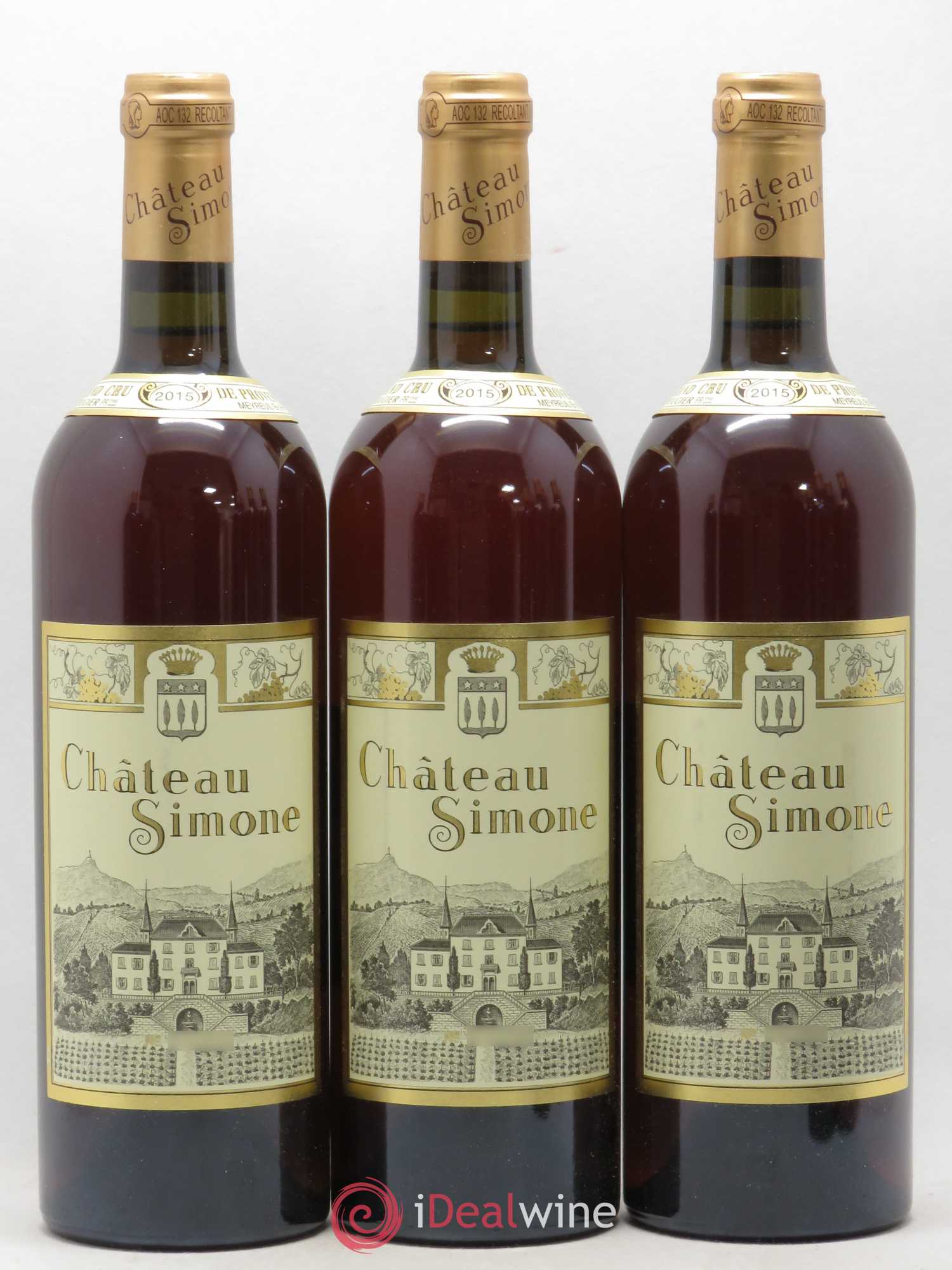 Palette Château Simone Famille Rougier 2015 - Posten von 12 Flaschen - 4