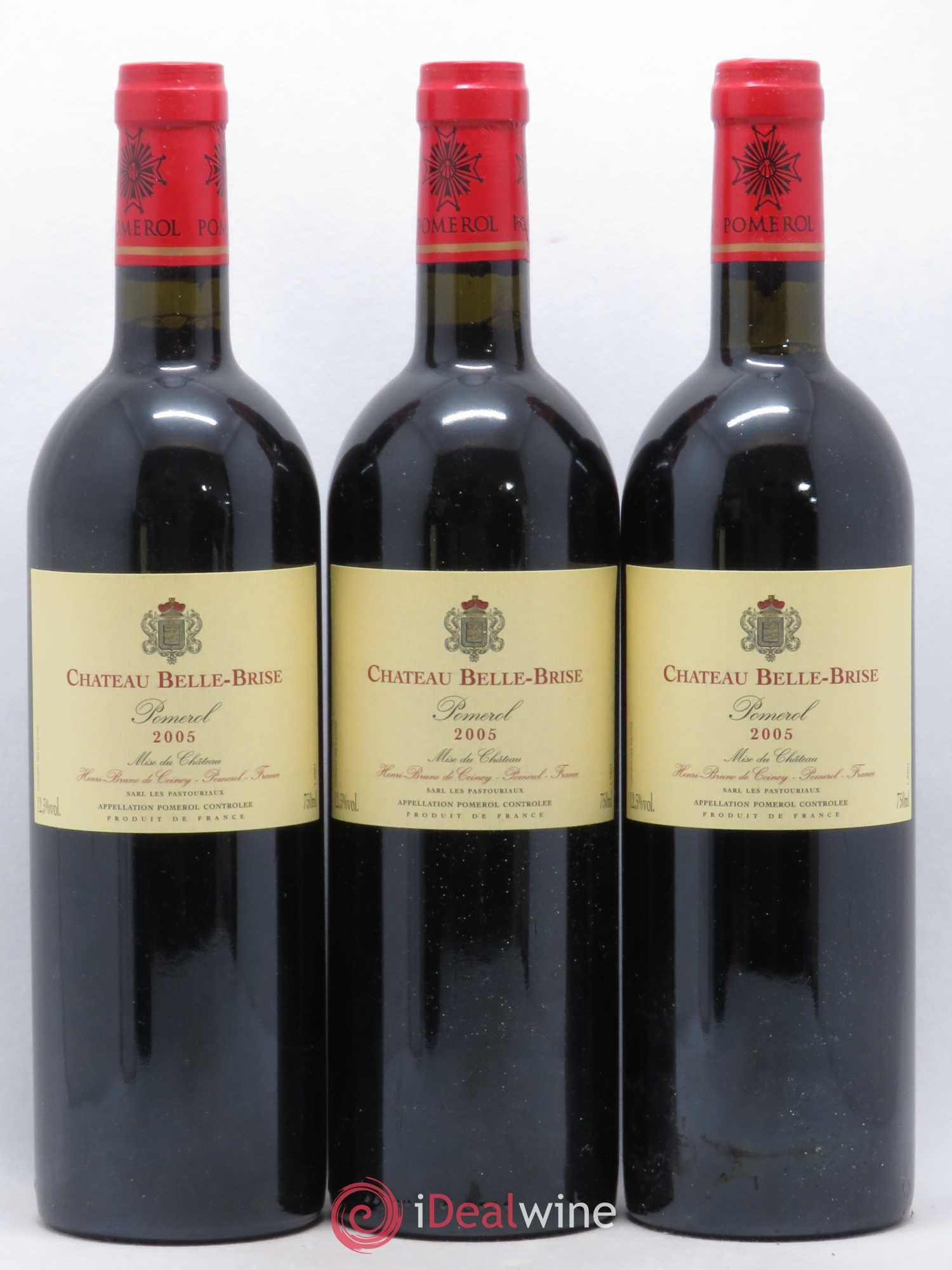 Château Belle-Brise 2005 - Lot de 3 bouteilles - 0