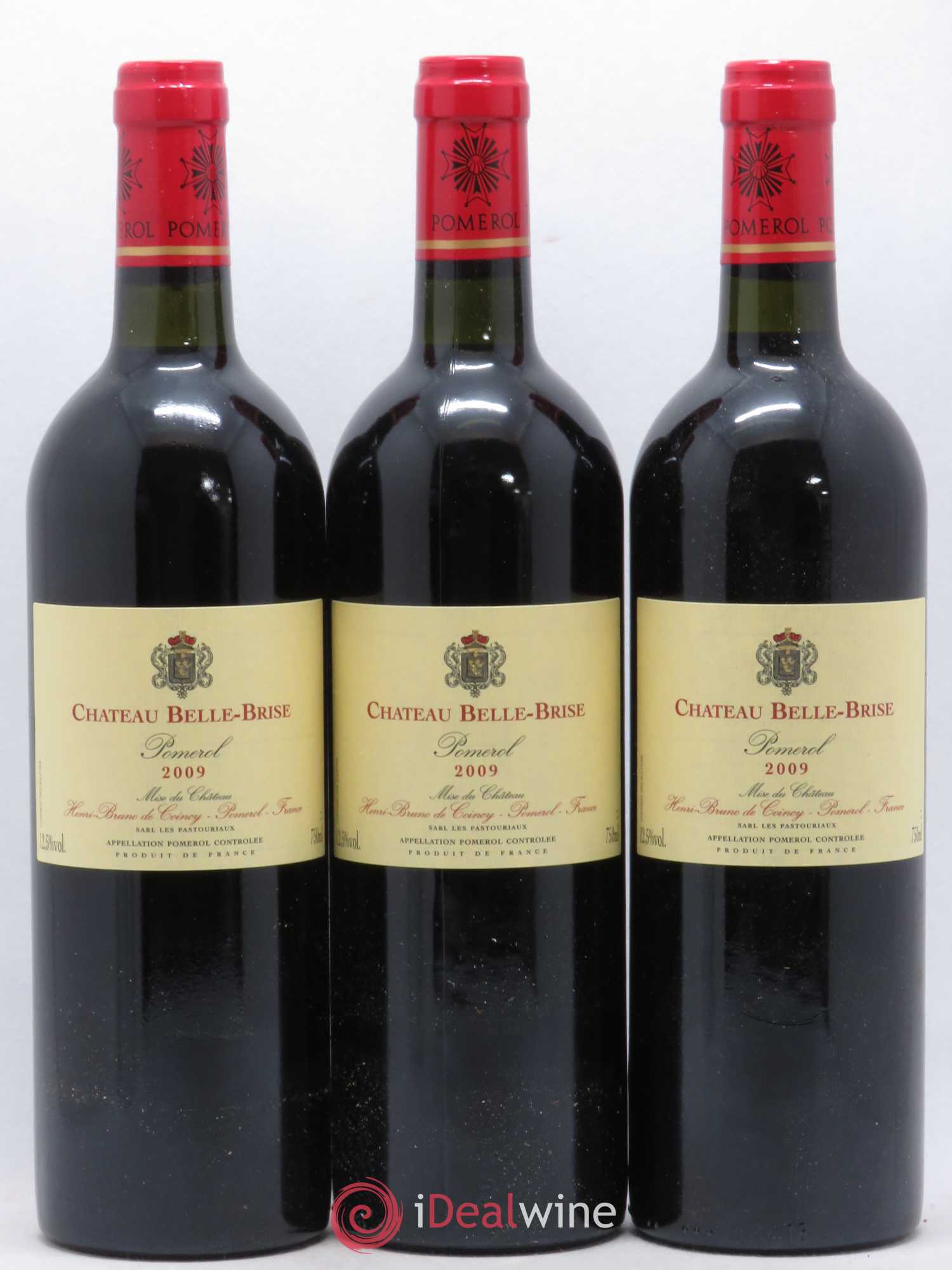 Château Belle-Brise 2009 - Lot de 3 bouteilles - 0