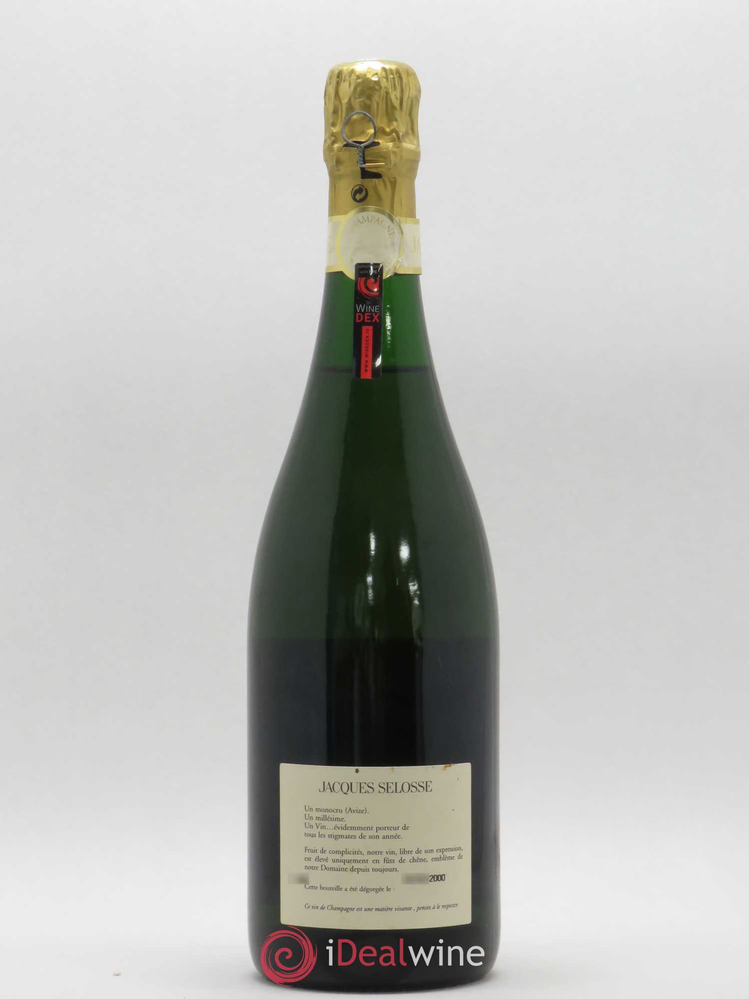 Grand Cru Blanc de Blancs Brut Jacques Selosse - Lot of 1 bottle - 1